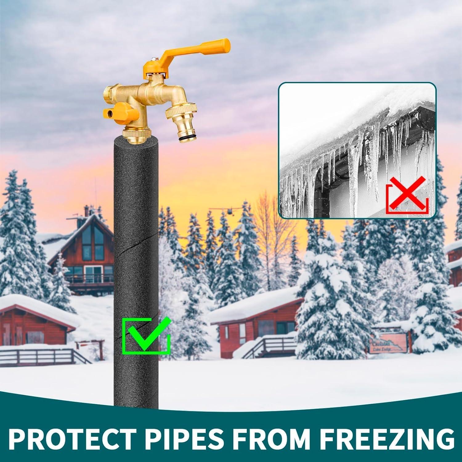 Tubo de Aislamiento de Espuma Aecsze 39.88 cm Negro Multiusos