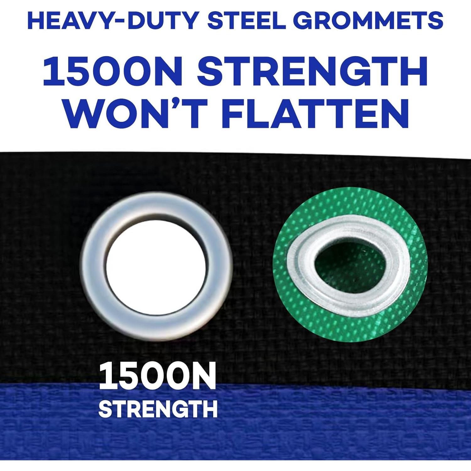 Cubierta de piscina redonda JTW 18 pies (5.49 m) azul 500D