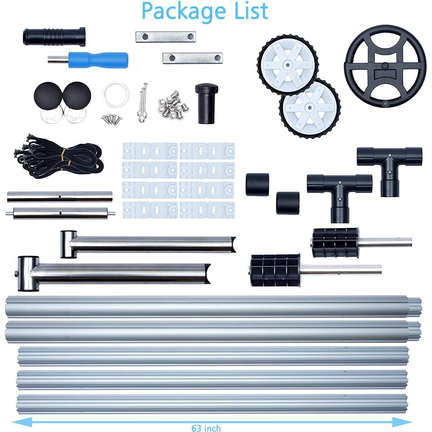 Carrete de Cubierta de Piscina Solar Nollapo 4.27m Azul