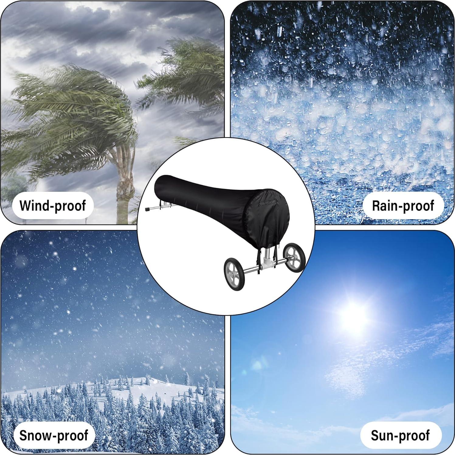 Cubierta solar para piscina Tlswshsy 5.49 m impermeable