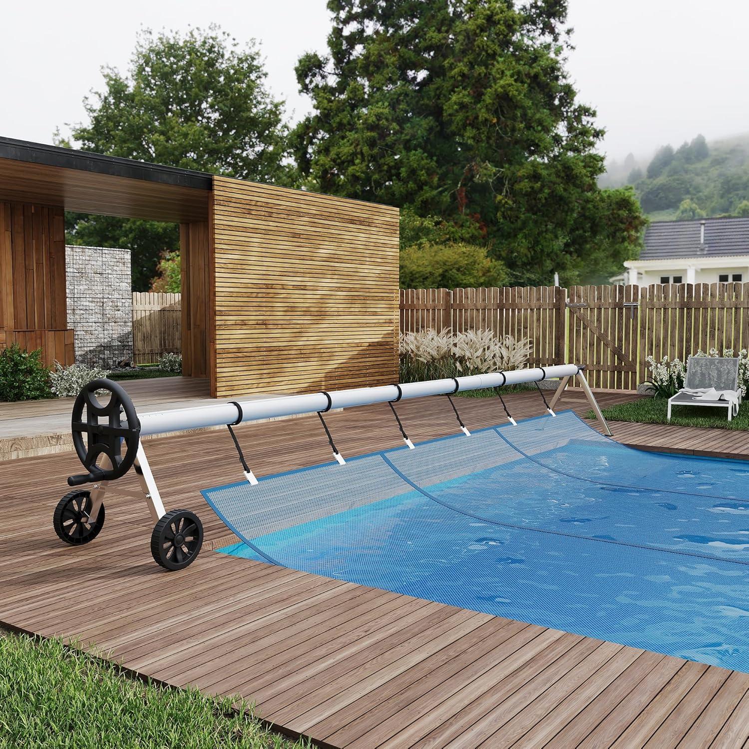 Carrete de Cubierta Solar CuisinSmart 4.27m Aluminio Negro