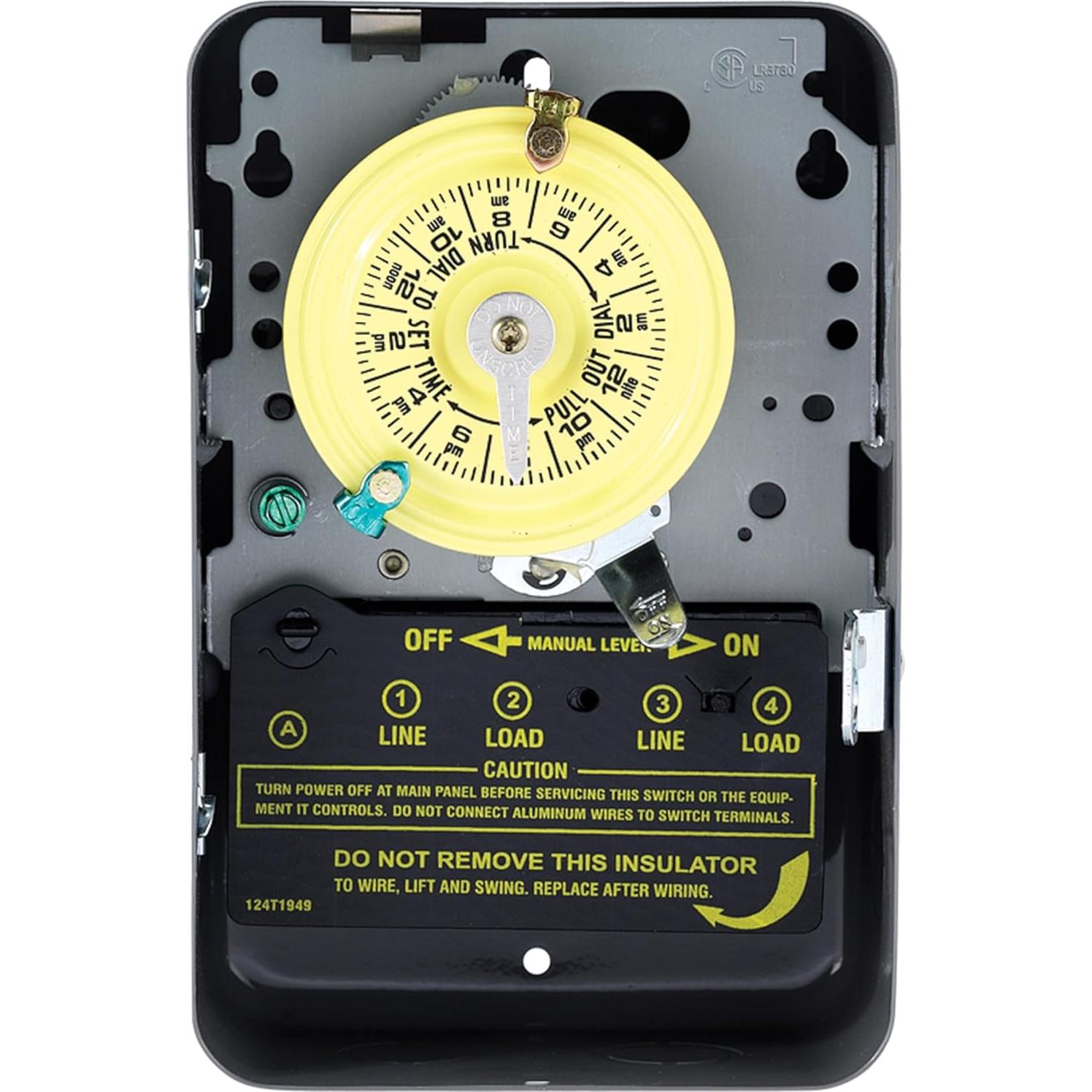 Interruptor Temporizador Mecánico Intermatic T104 40A 24h