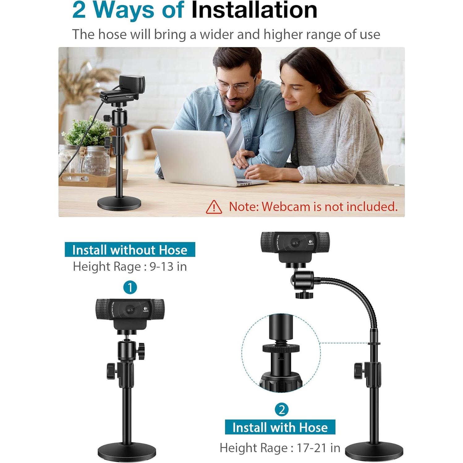 Soporte para Webcam InnoGear WS130 con Brazo Flexible