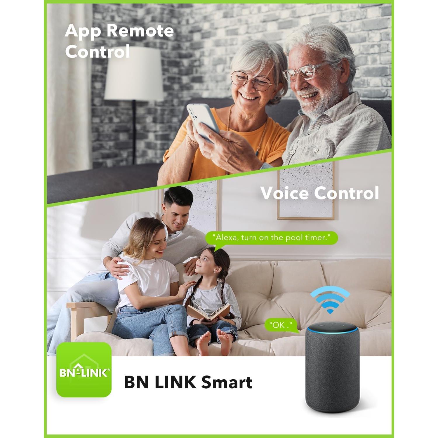 Temporizador WiFi BN-LINK para Bomba de Piscina 40A 240VAC