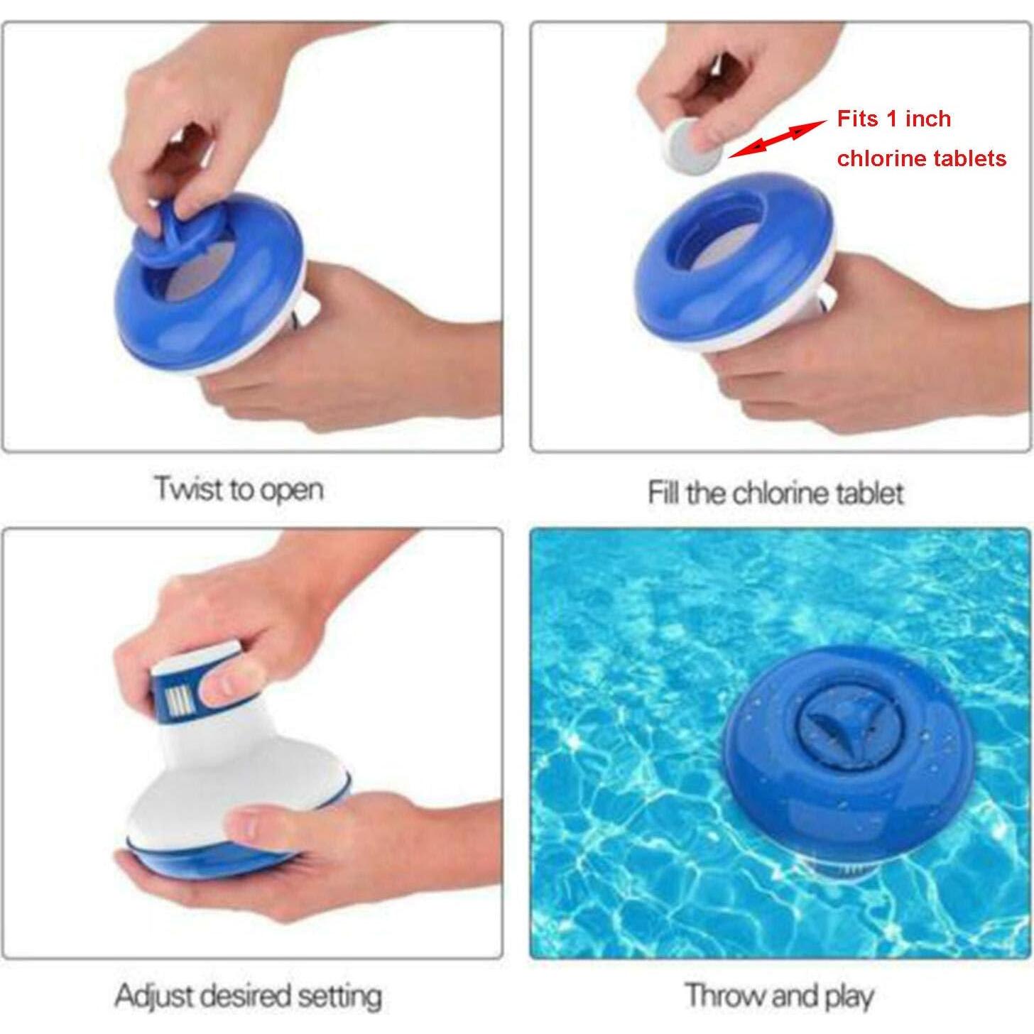 Dispensador de Tabletas de Cloro ATIE Plegable 5" para Piscinas