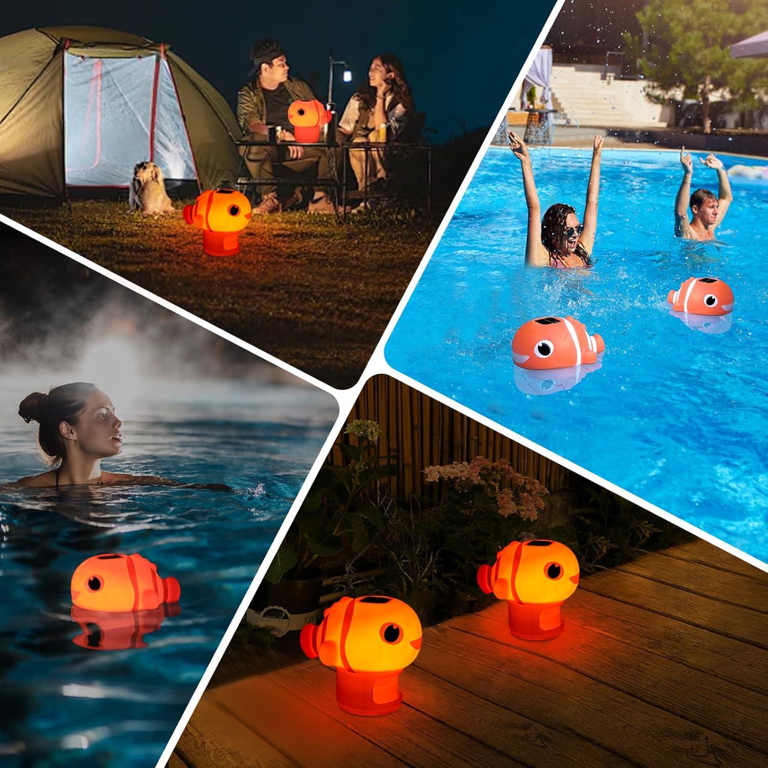 Flotador de Cloro Solar Covfirst Pez Payaso 430g 17cm