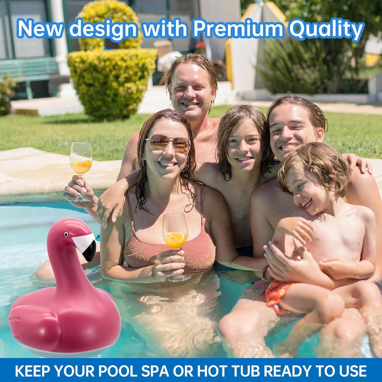 Dispensador de Cloro Flotante B&H para Piscinas y Spa - Blanco