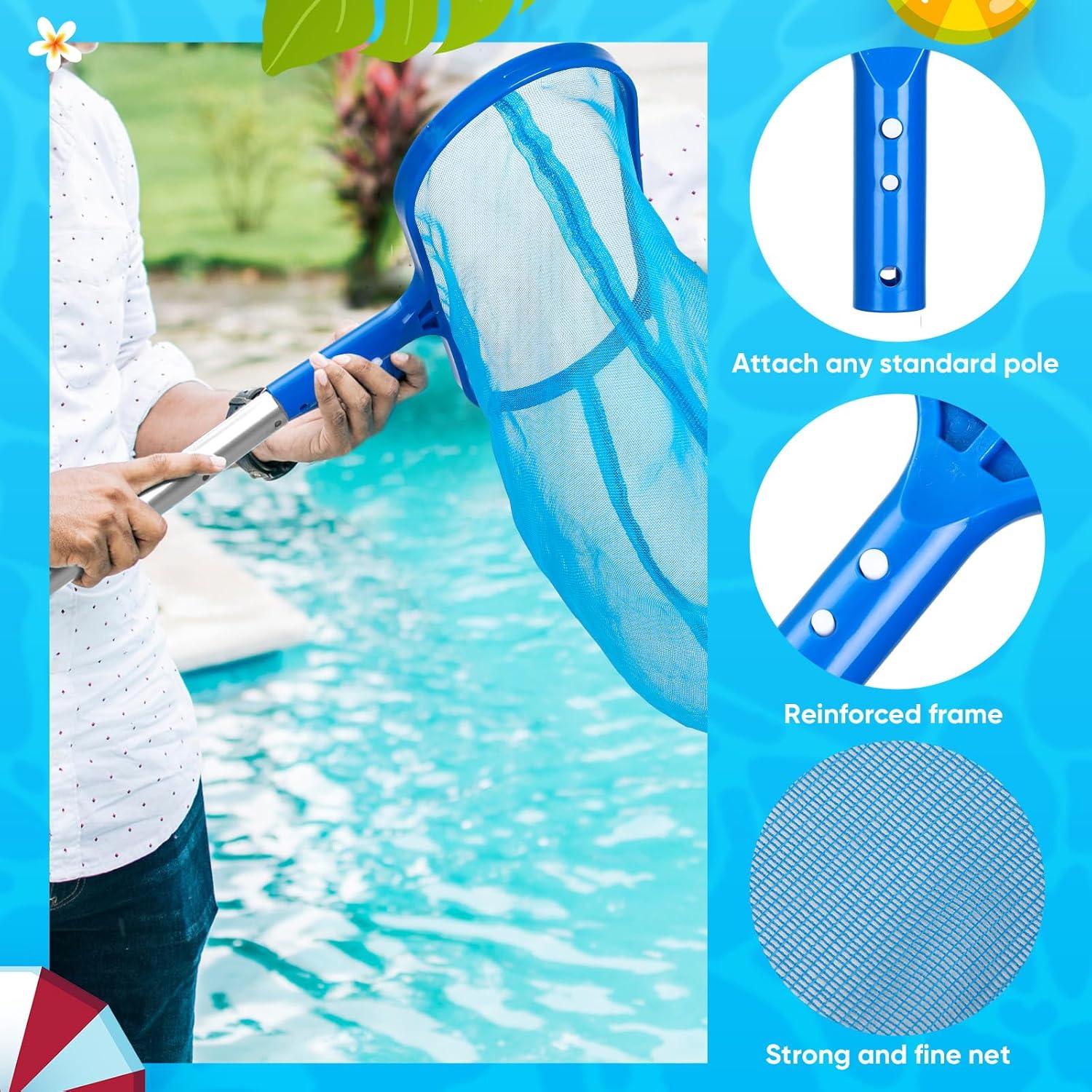 Kit de Limpieza de Piscina FillTouch con 7 Piezas y Polo Ajustable