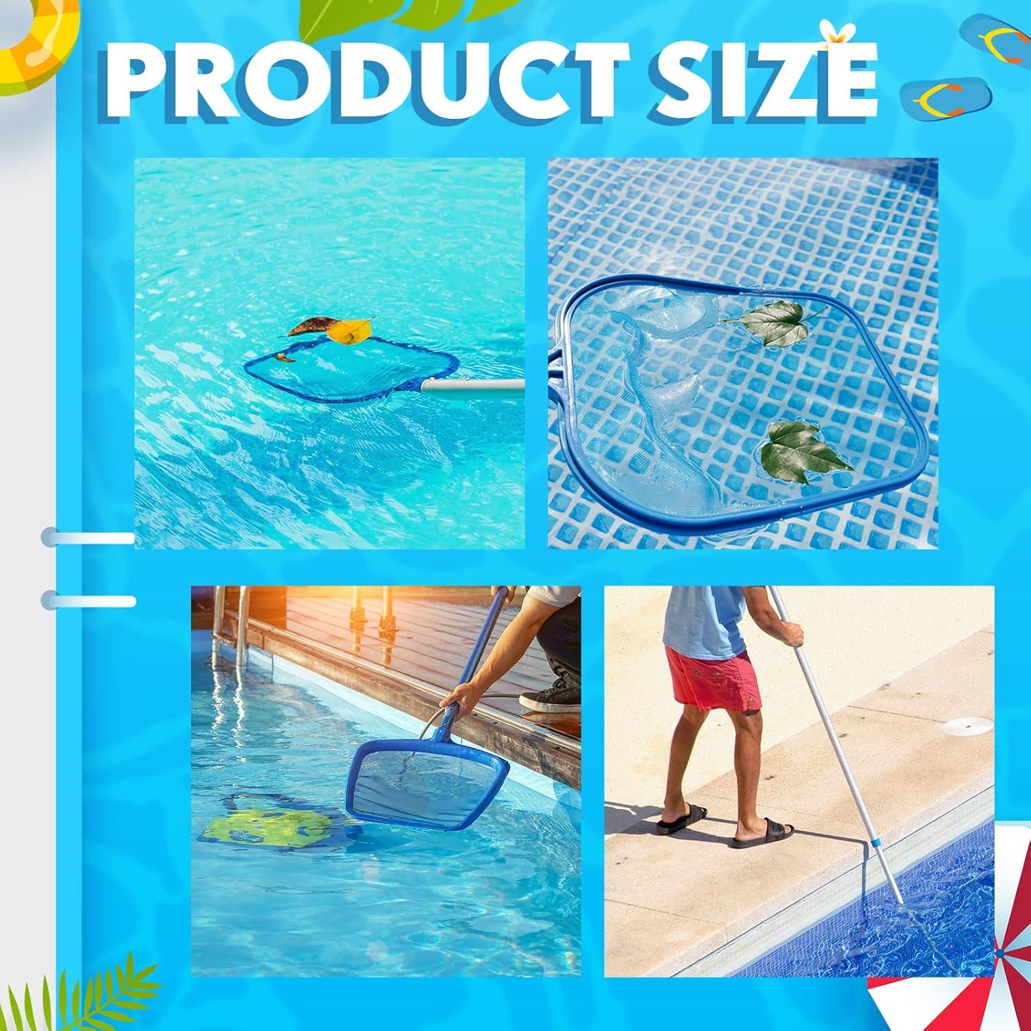 Kit de Limpieza de Piscina FillTouch con 7 Piezas y Polo Ajustable