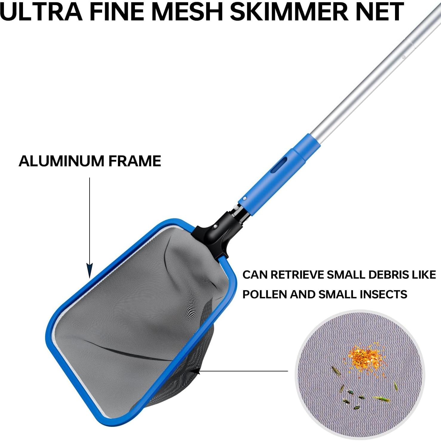 Kit de Limpieza de Piscina Sepetrel con Red y Cepillo 30cm