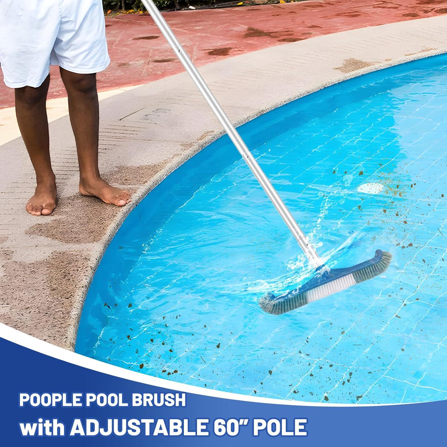 Kit de Limpieza de Piscina POOPLE con Polo de 1.52 m