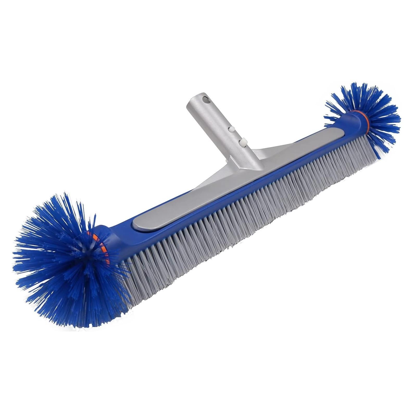 Cepillo de limpieza de piscina Poolvio 44.5 cm con cerdas nylon