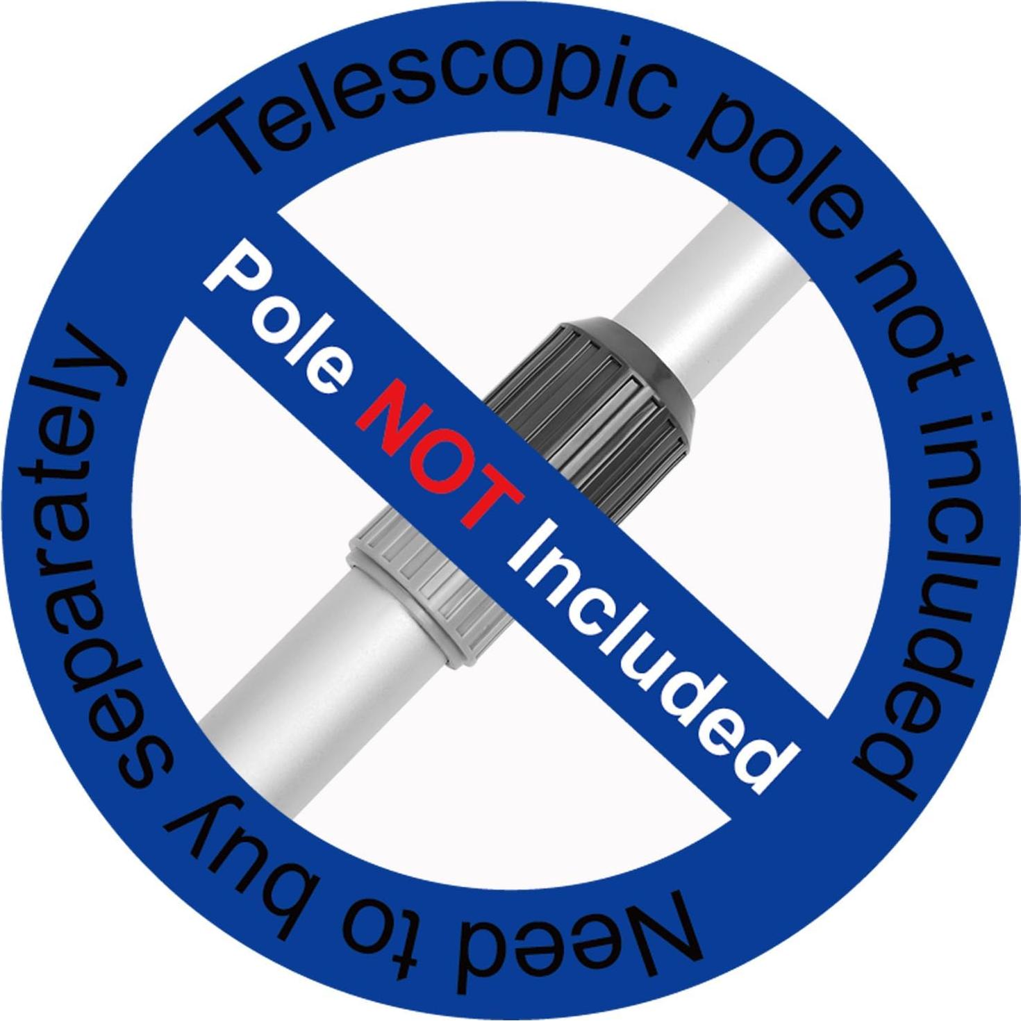 Cepillo de limpieza de piscina Poolvio 44.5 cm con cerdas nylon