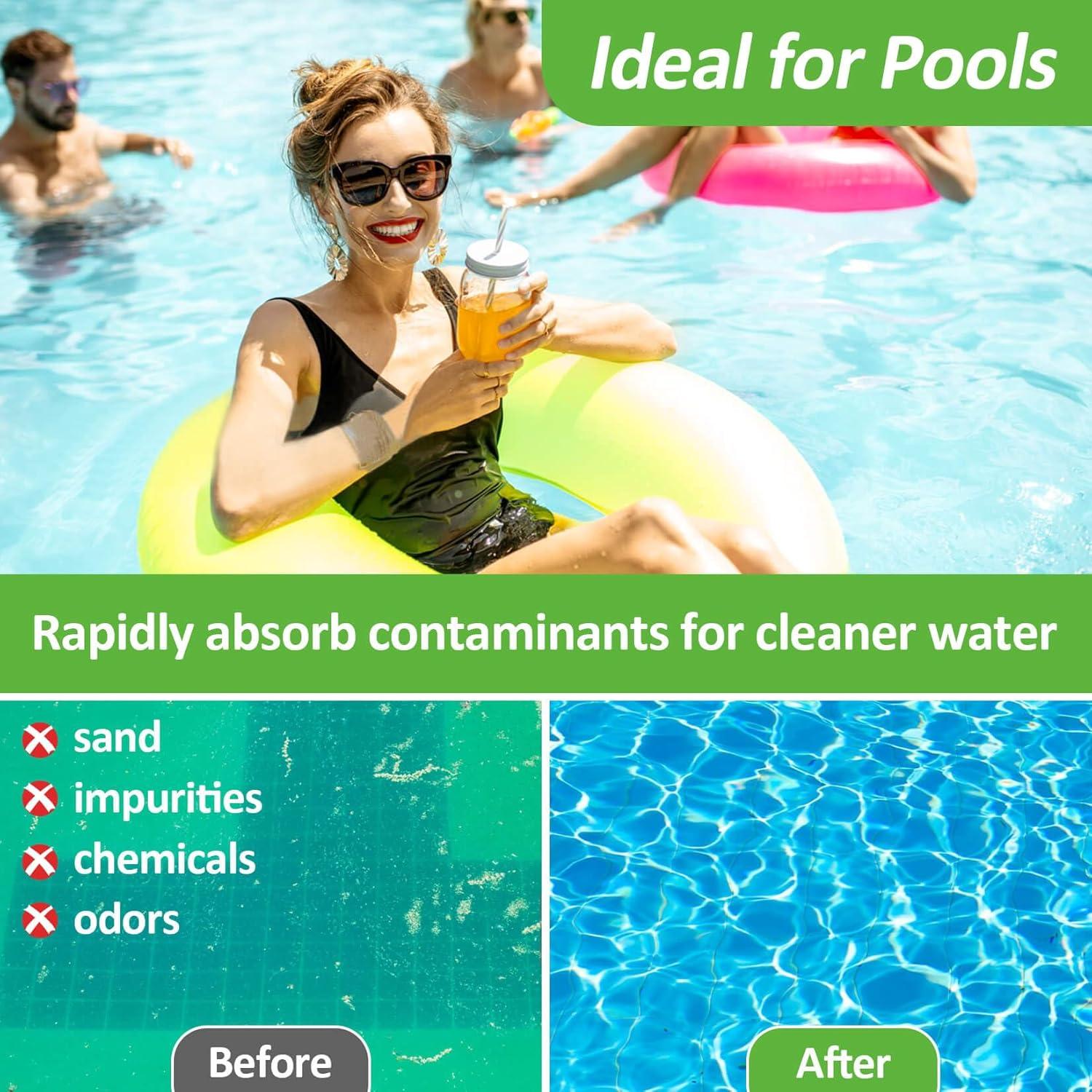 Bolas de Filtro Reutilizables MAQIHAN 50PCS para Piscina