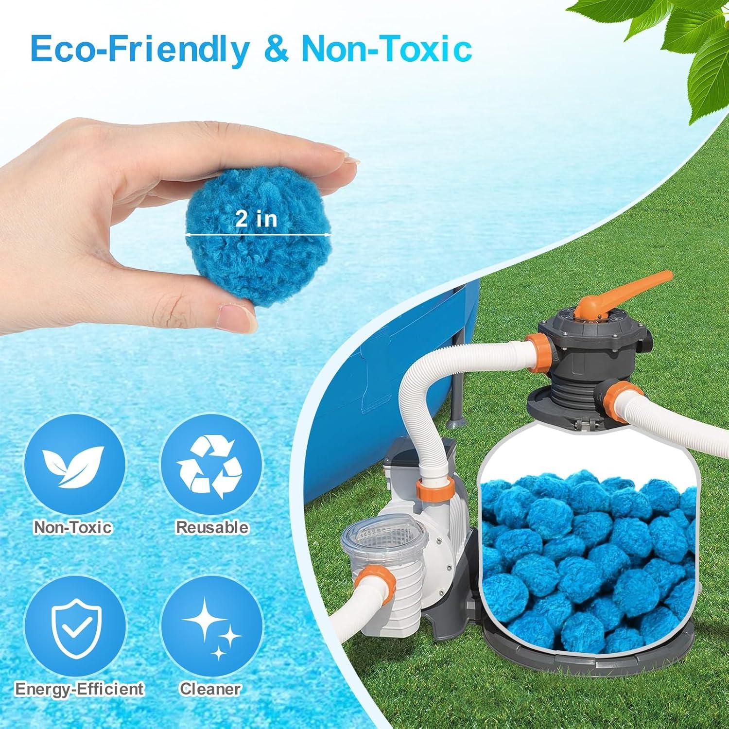 Bolas de Filtro Reutilizables Askyli 1.4 kg para Piscina