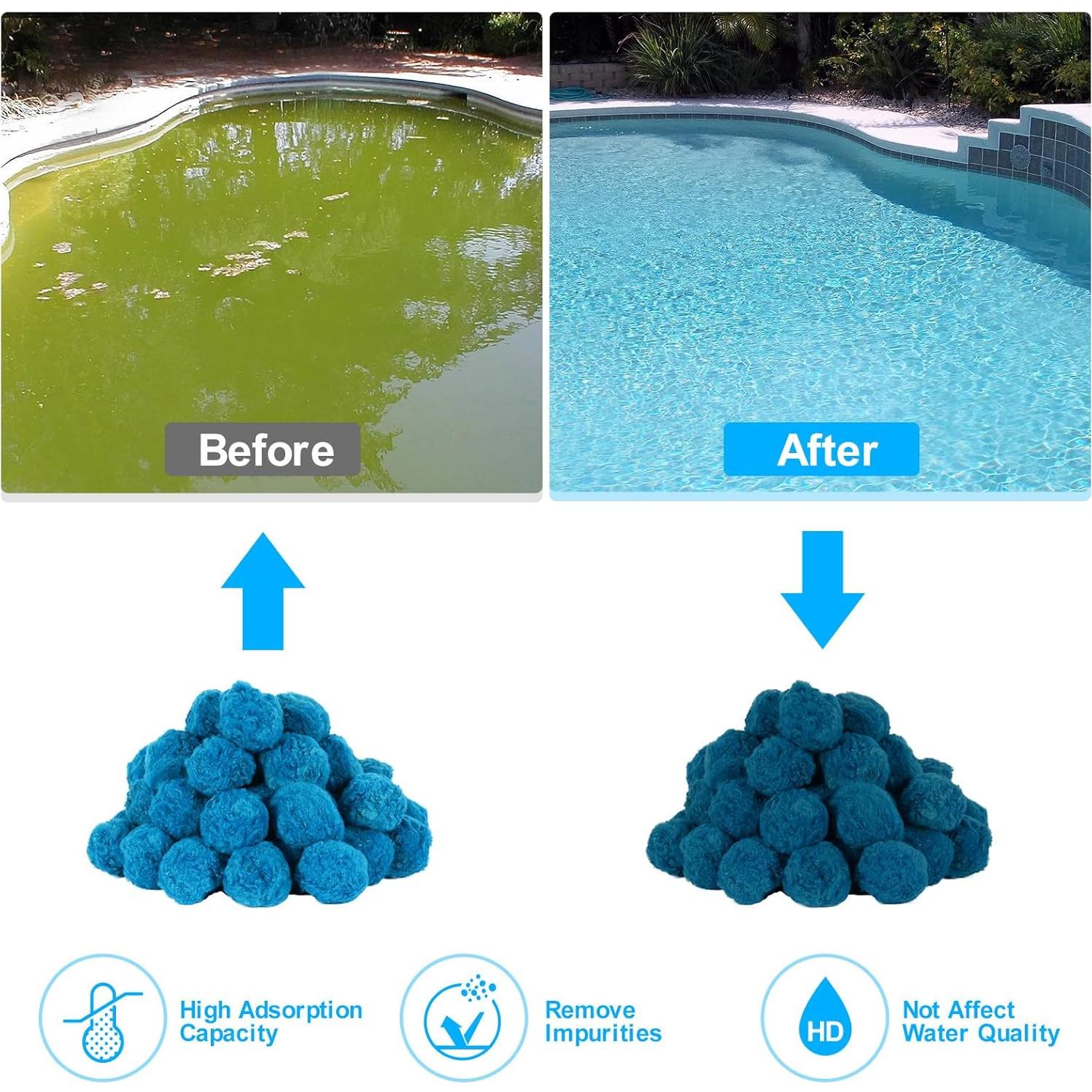 Bolas de Filtro Reutilizables Askyli 1.4 kg para Piscina