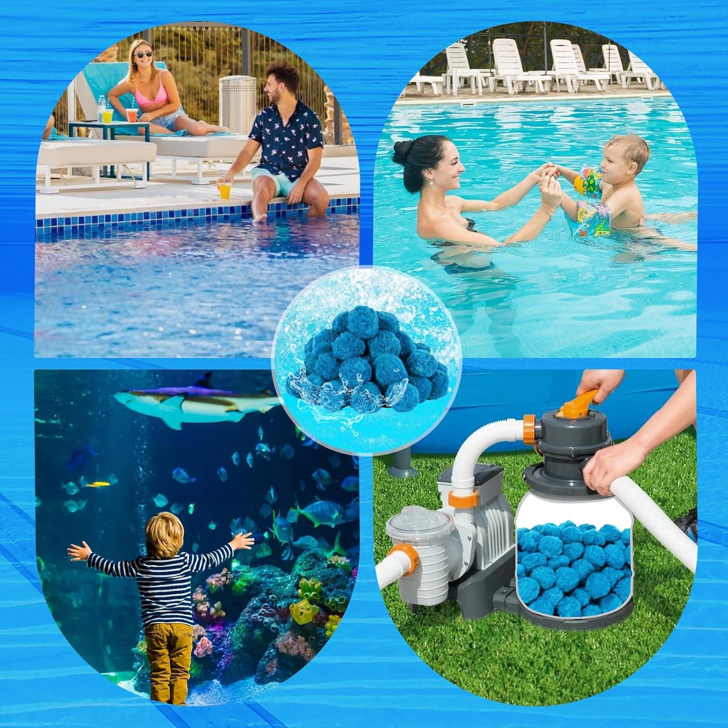 Bolas de Filtro Reutilizables Askyli 1.4 kg para Piscina