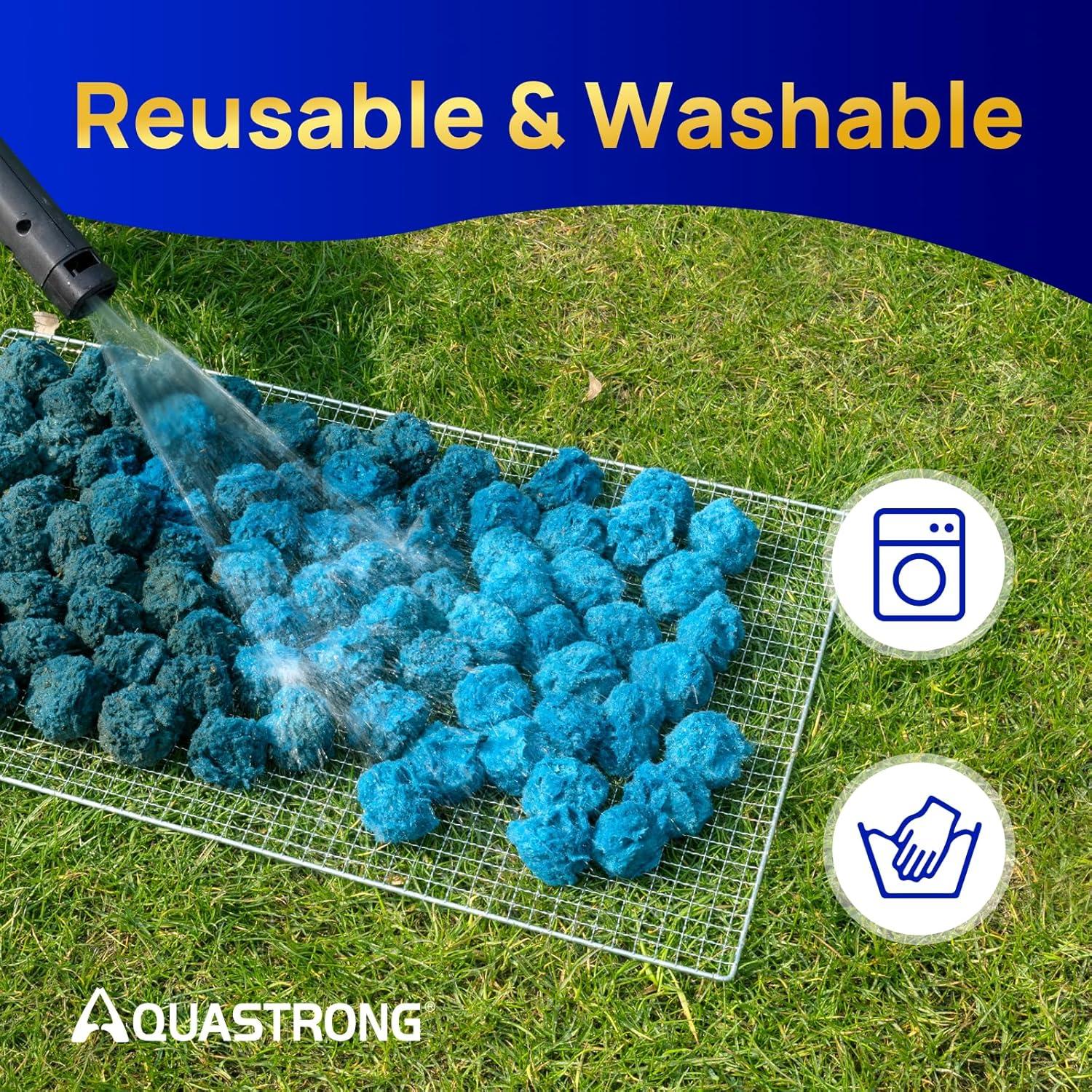 Bolas de Filtro AQUASTRONG 2.08 kg Reutilizables para Piscinas