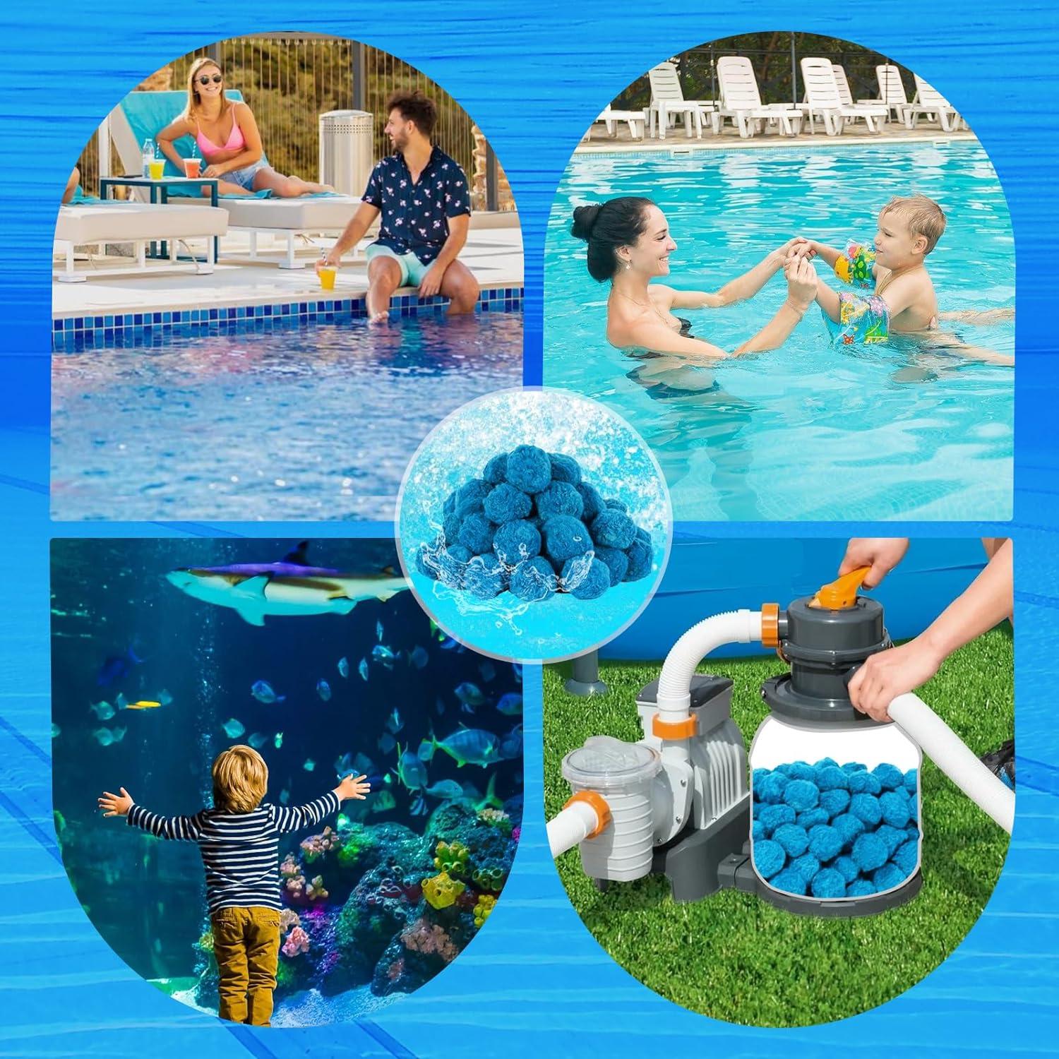 Bolas de Filtro de Piscina Askyli 1.4 kg Reutilizables