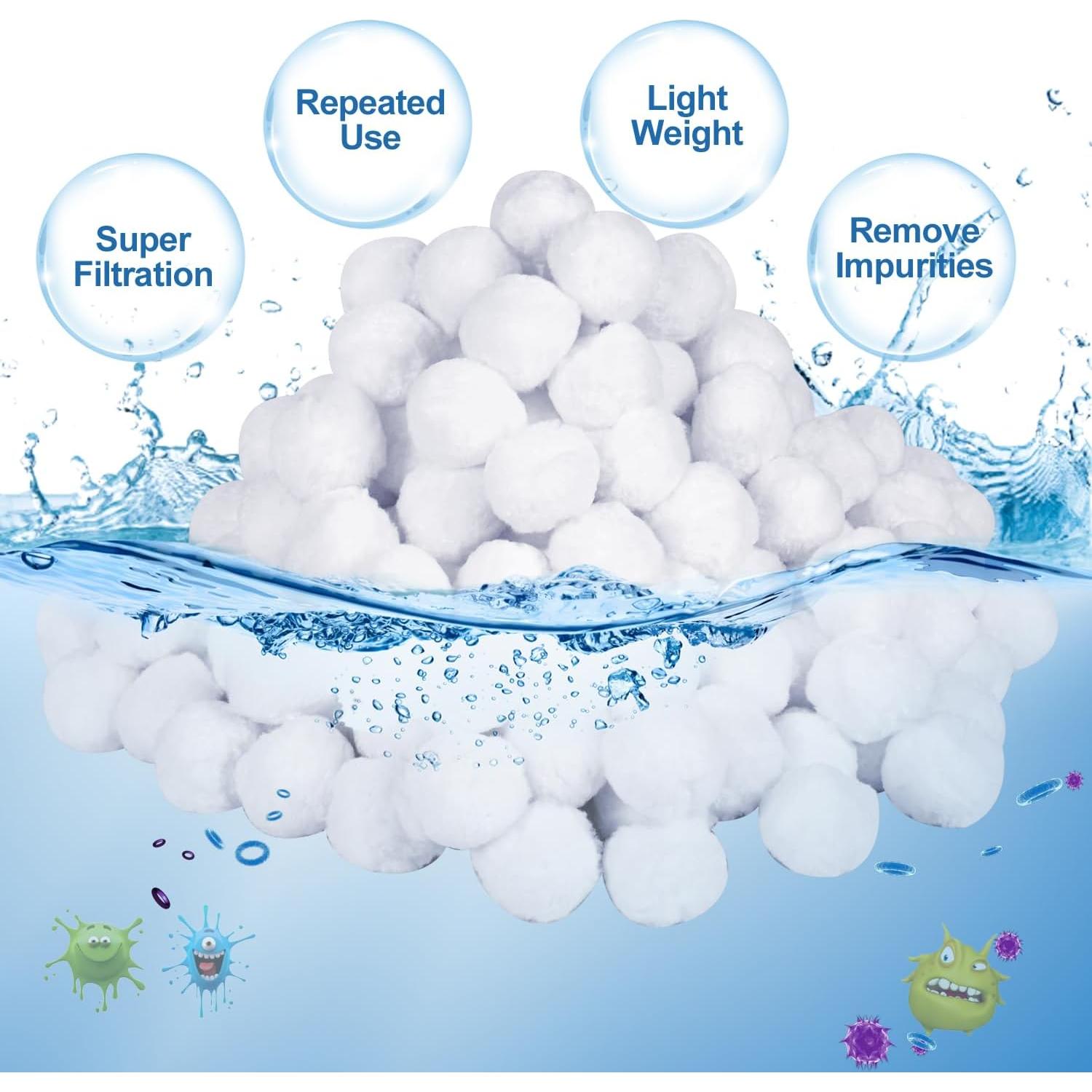 Bolas de Filtro para Piscina REVICOAR 2.08 kg Reutilizables