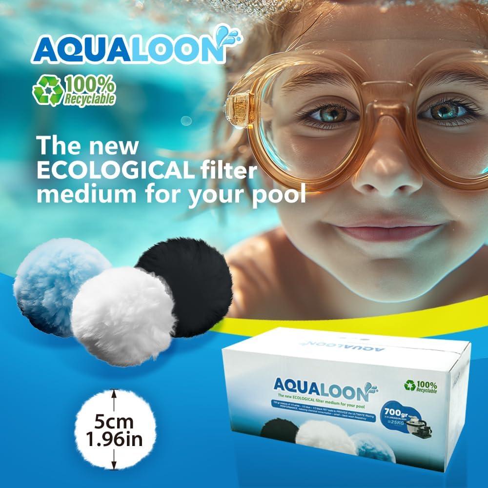 Bolas de Filtro AQUALOON Starmist 0.68 kg Reutilizables para Piscinas