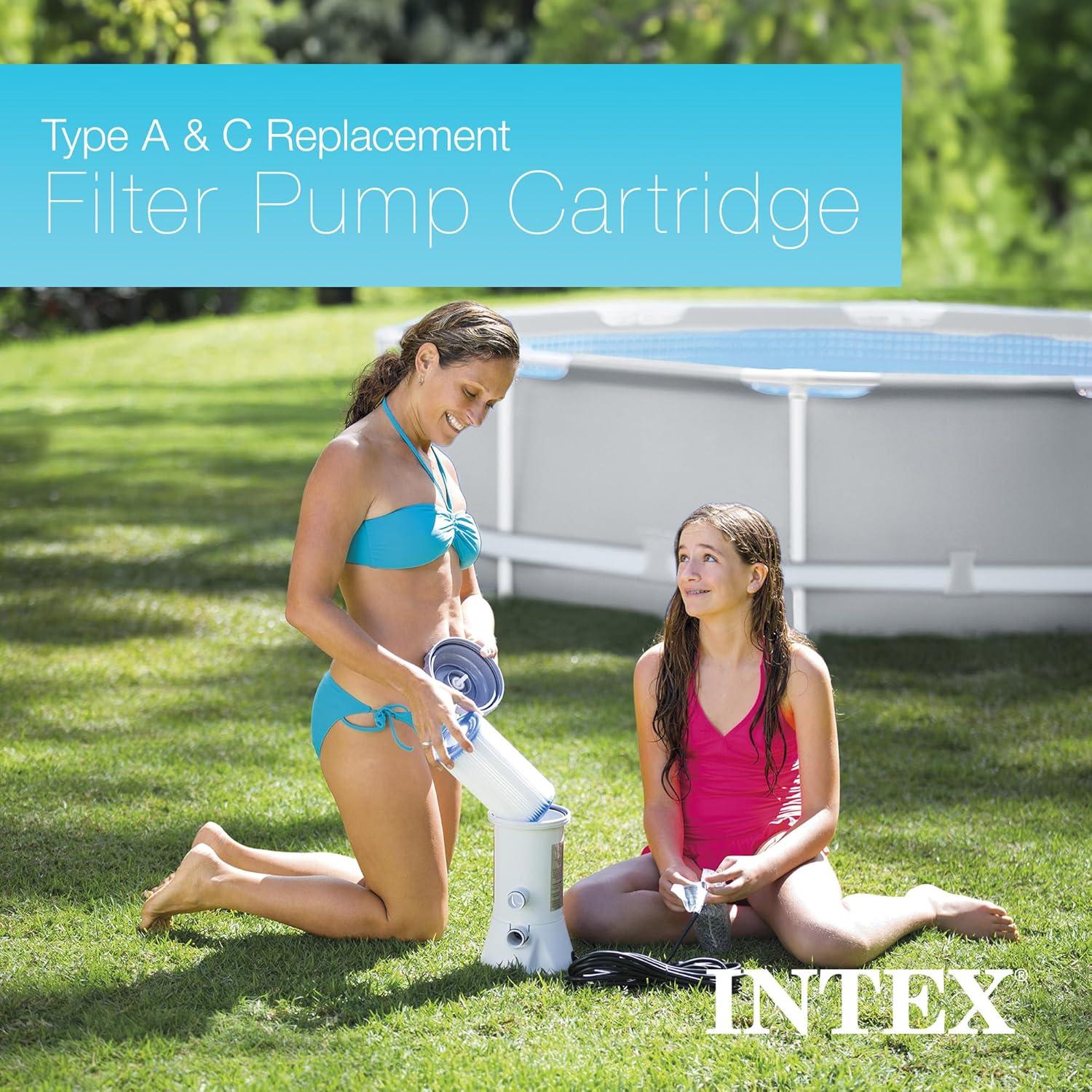 Cartucho de Filtro de Piscina Intex 29002E Tipo A - Paquete de 2