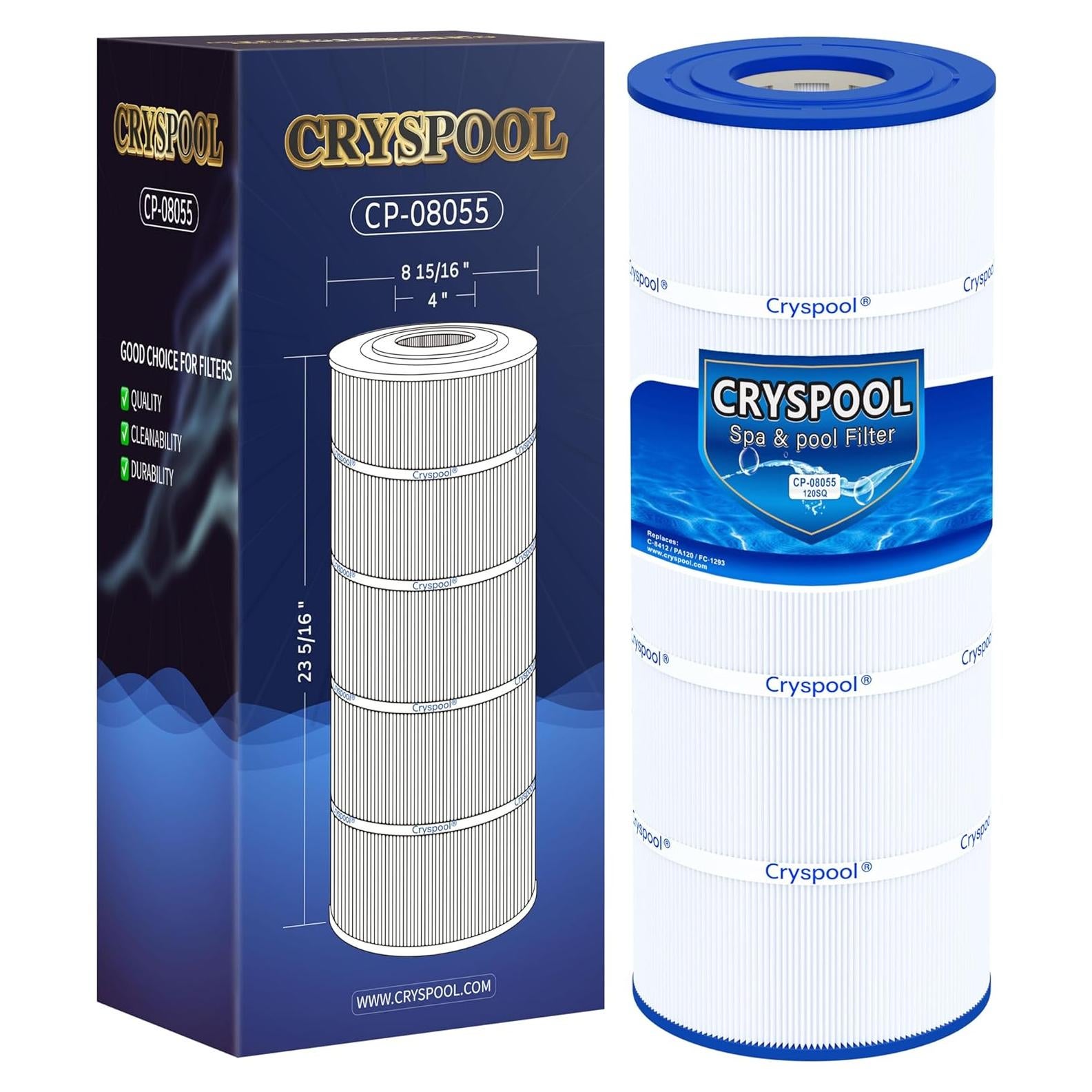 Filtro de Piscina Cryspool 08055 Compatible Hayward 120 ft²