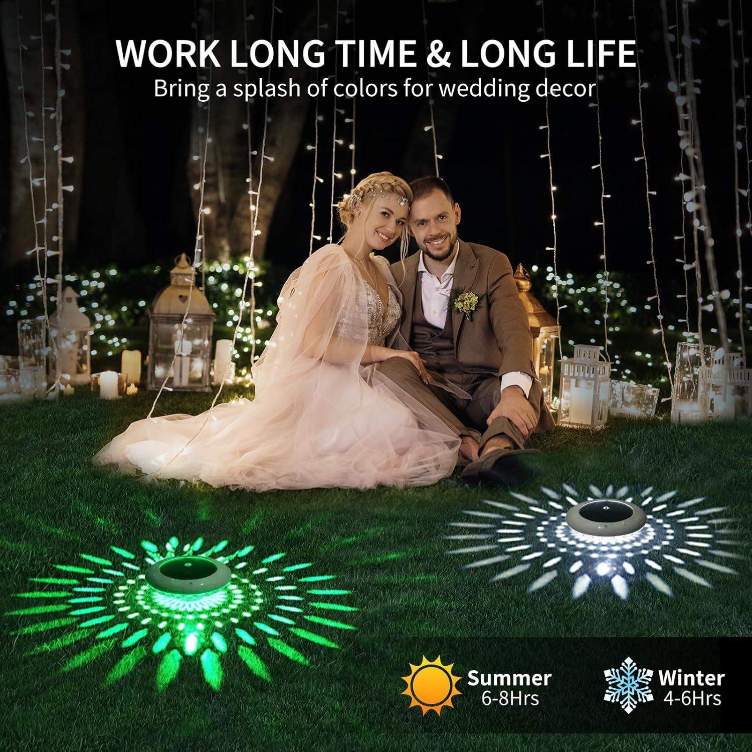 Luces Flotantes para Piscina LENONE RGB 16.5 cm 2 Unidades