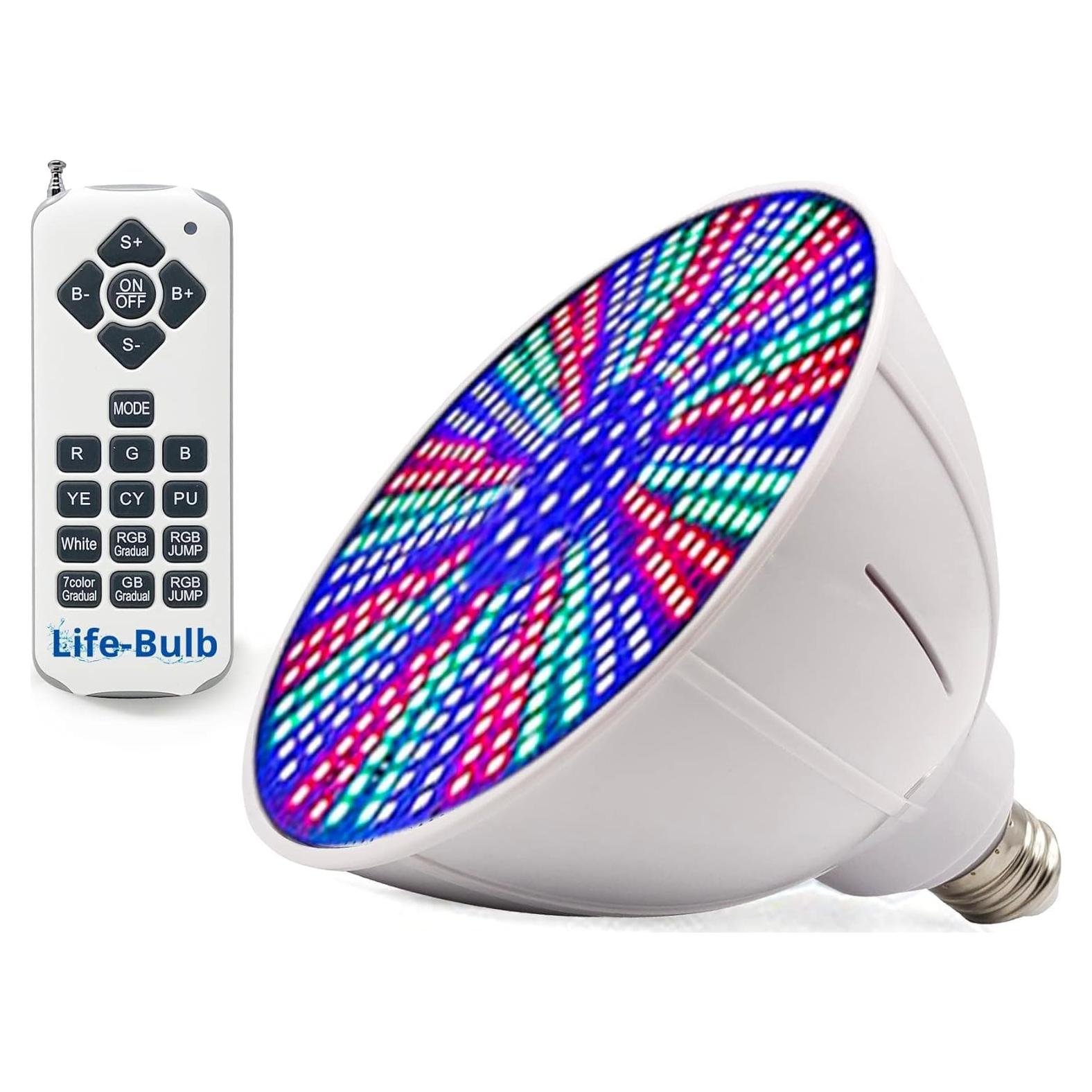 Bombilla LED de Piscina 120V Life-Bulb RGB 40W - Reemplazo 500W
