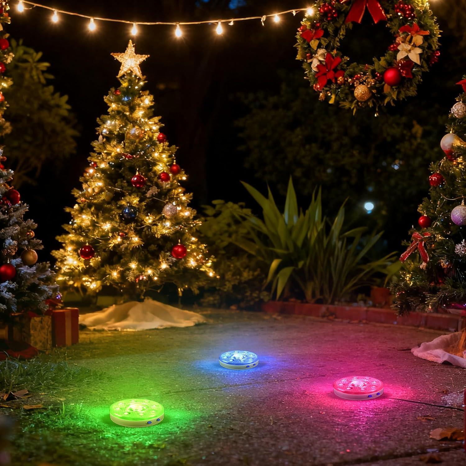 Luces LED subacuáticas recargables idyl light - 2 paquetes