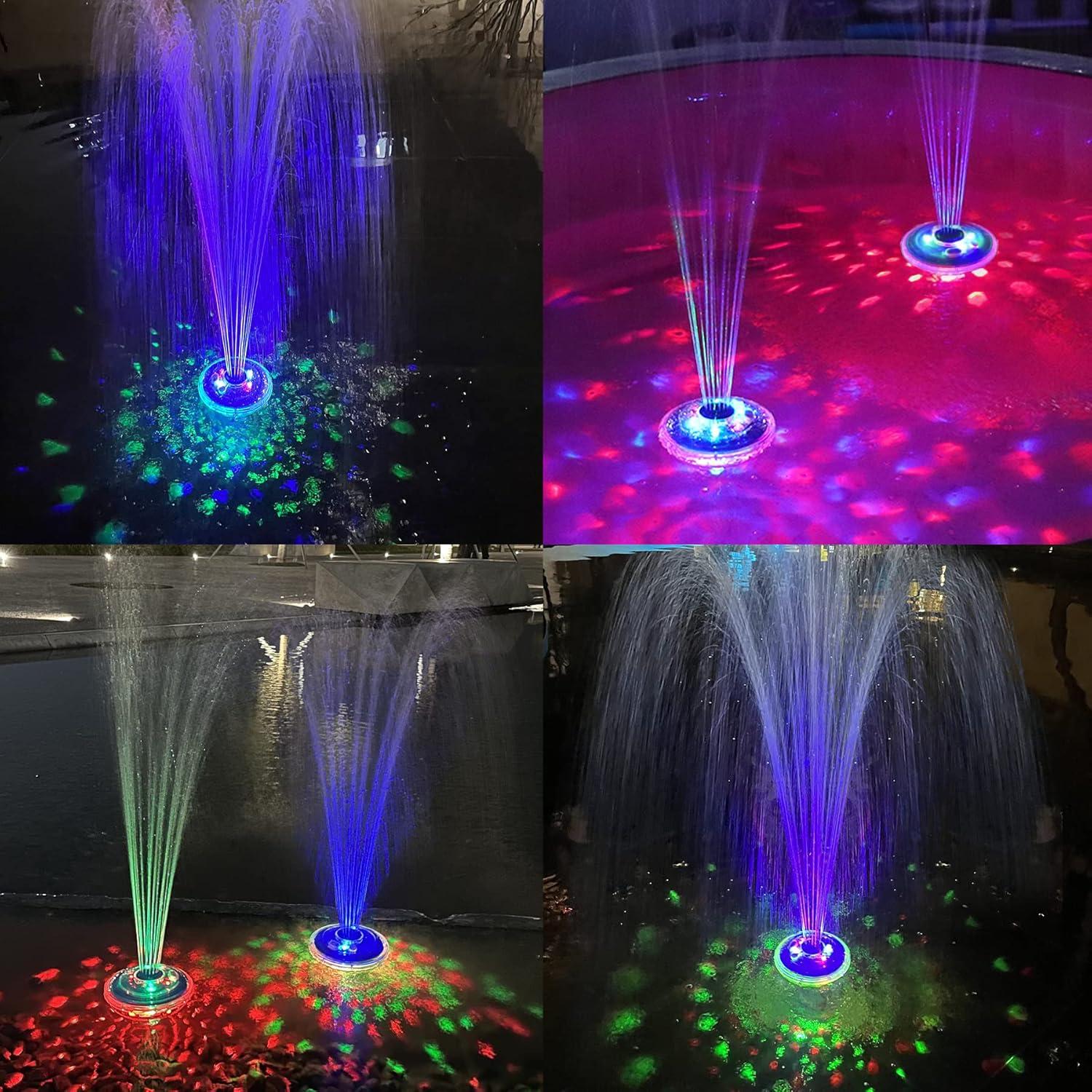 Fuente Flotante para Piscina LanPool CT507L con Luces LED