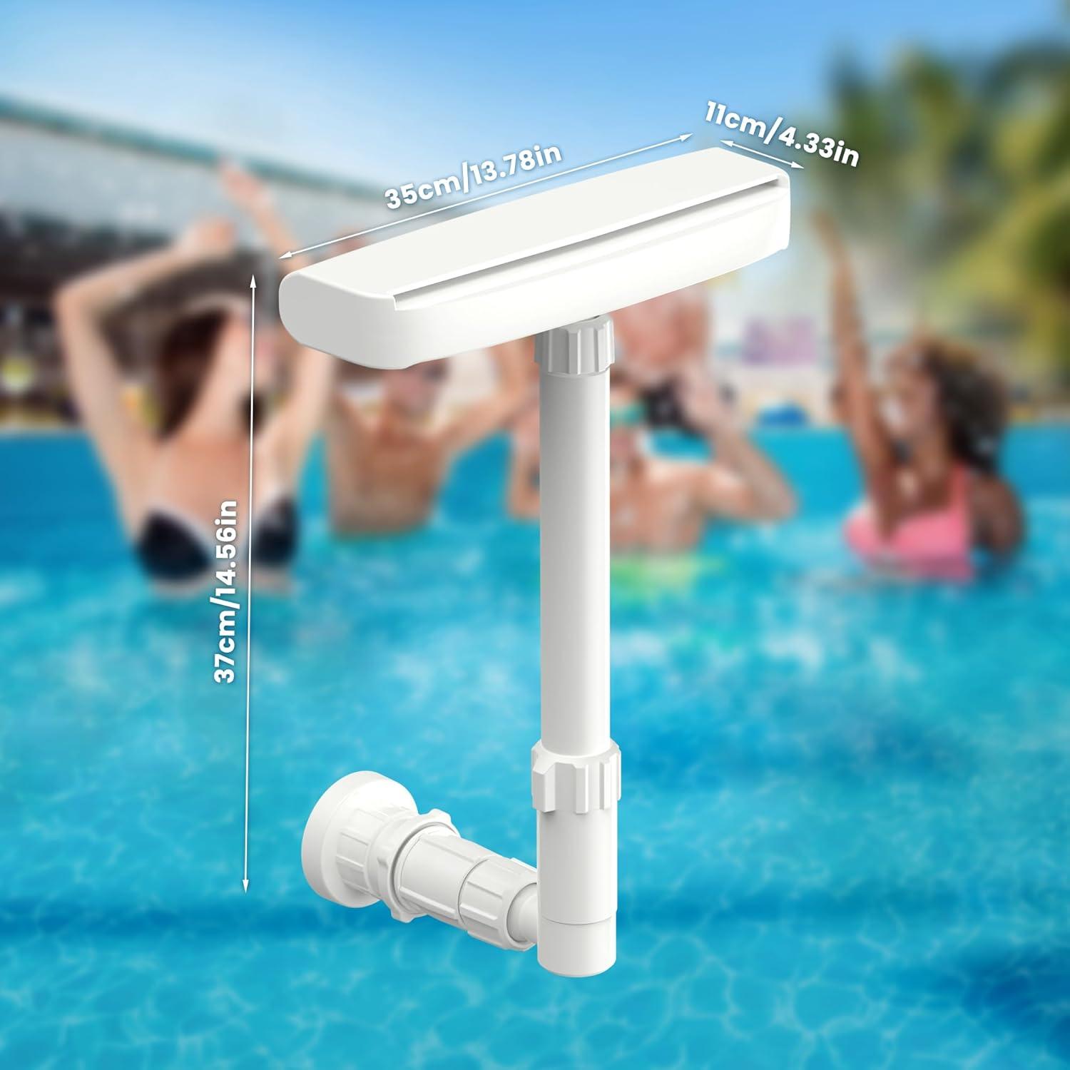 Fuente de piscina AquaJoyer POOL-02, cascada doble chorro 1.2kg