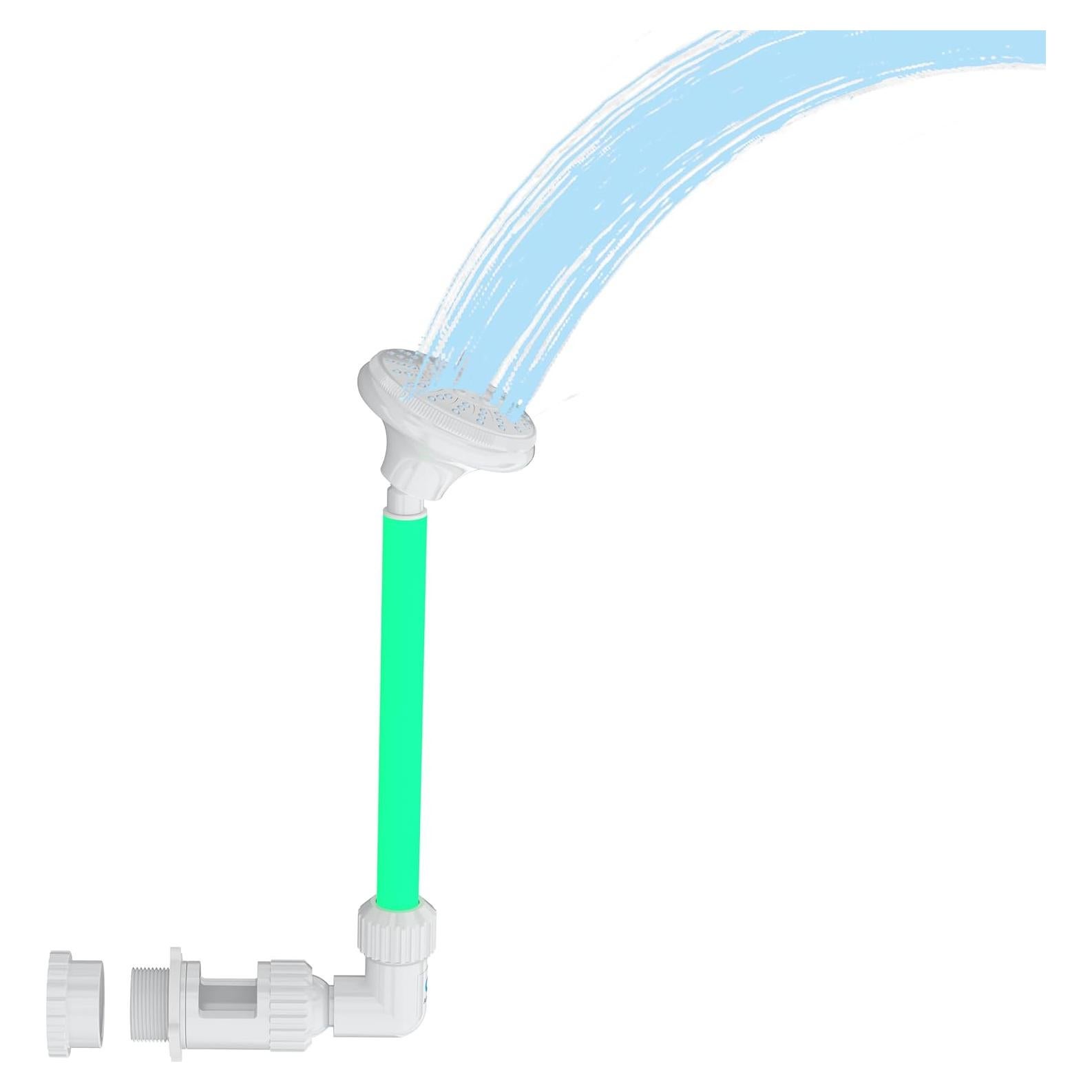 Fuente de piscina Ainkter con 4 modos de rociado ajustables