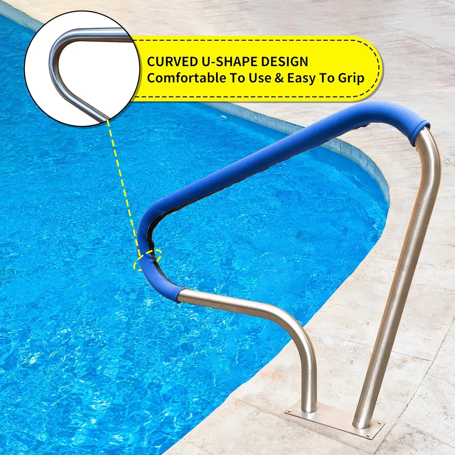 Barandilla de piscina empotrada Yeezoo 39x32 Acero Inoxidable