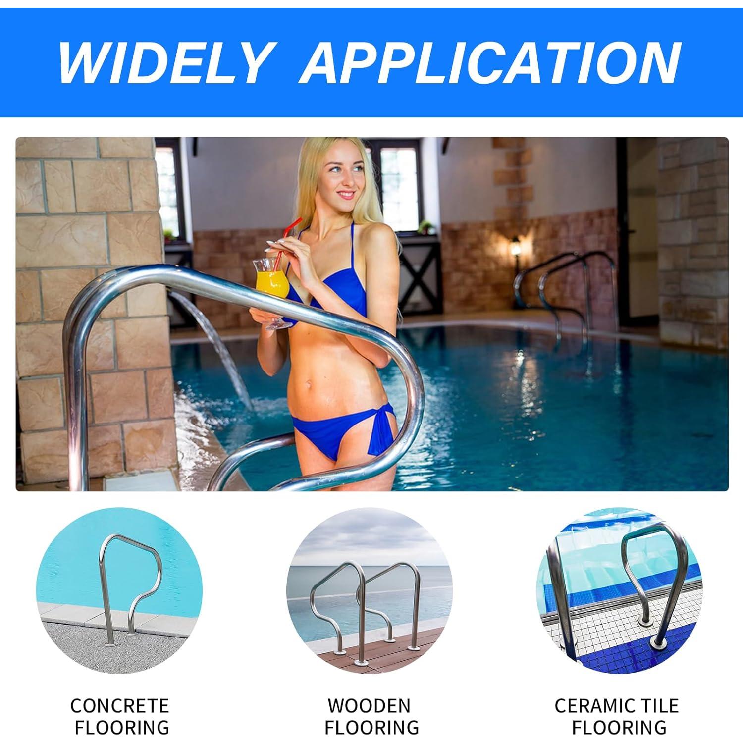 Pasamanos de Acero Inoxidable JENLER 31.5x31.5cm 150kg