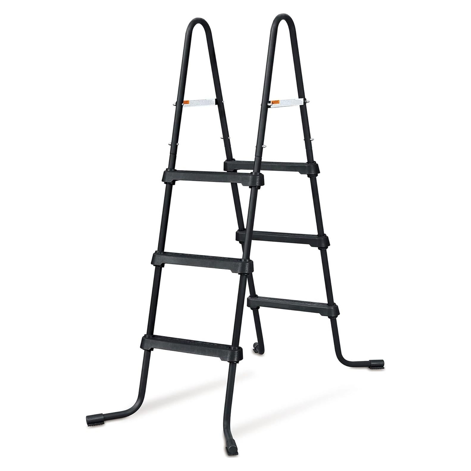 Escalera de piscina Funsicle de 3 peldaños, acero negro