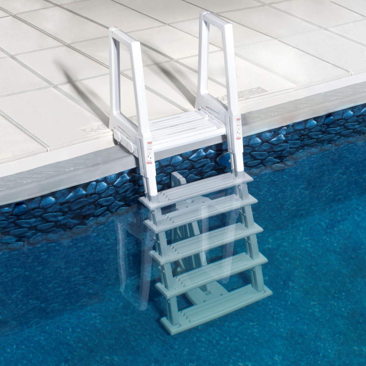 Escalera de Piscina Blue Wave NE1175 - 5 Peldaños Antideslizantes