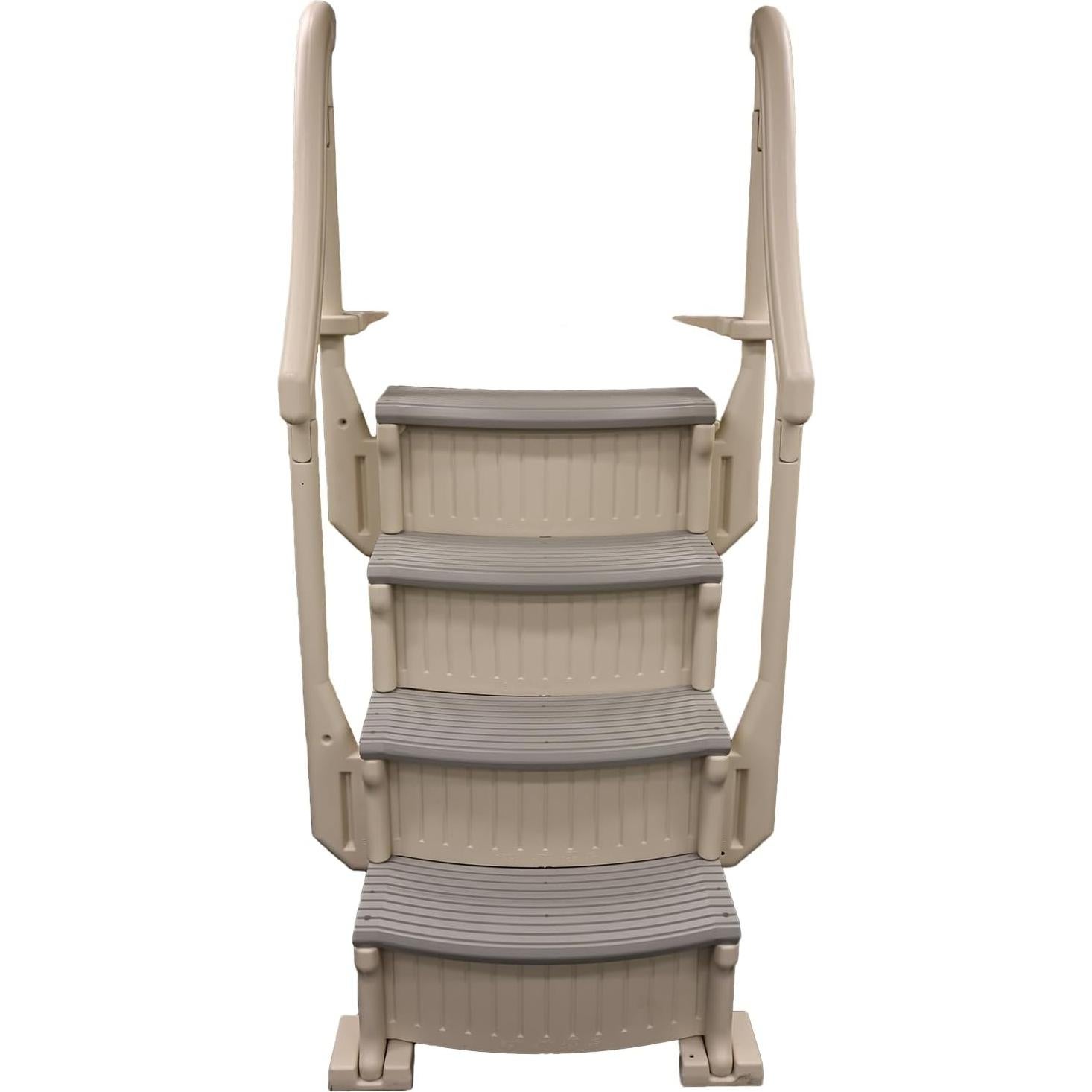 Escalón Confer Plastics Curve CCX-AG para piscina elevada