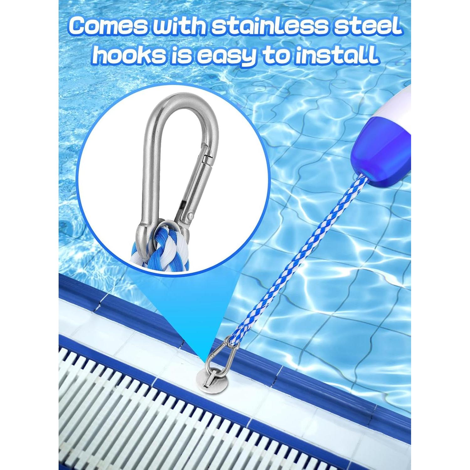 Cuerda de Seguridad para Piscina Beeplove 4.88 a 6.10m Ajustable