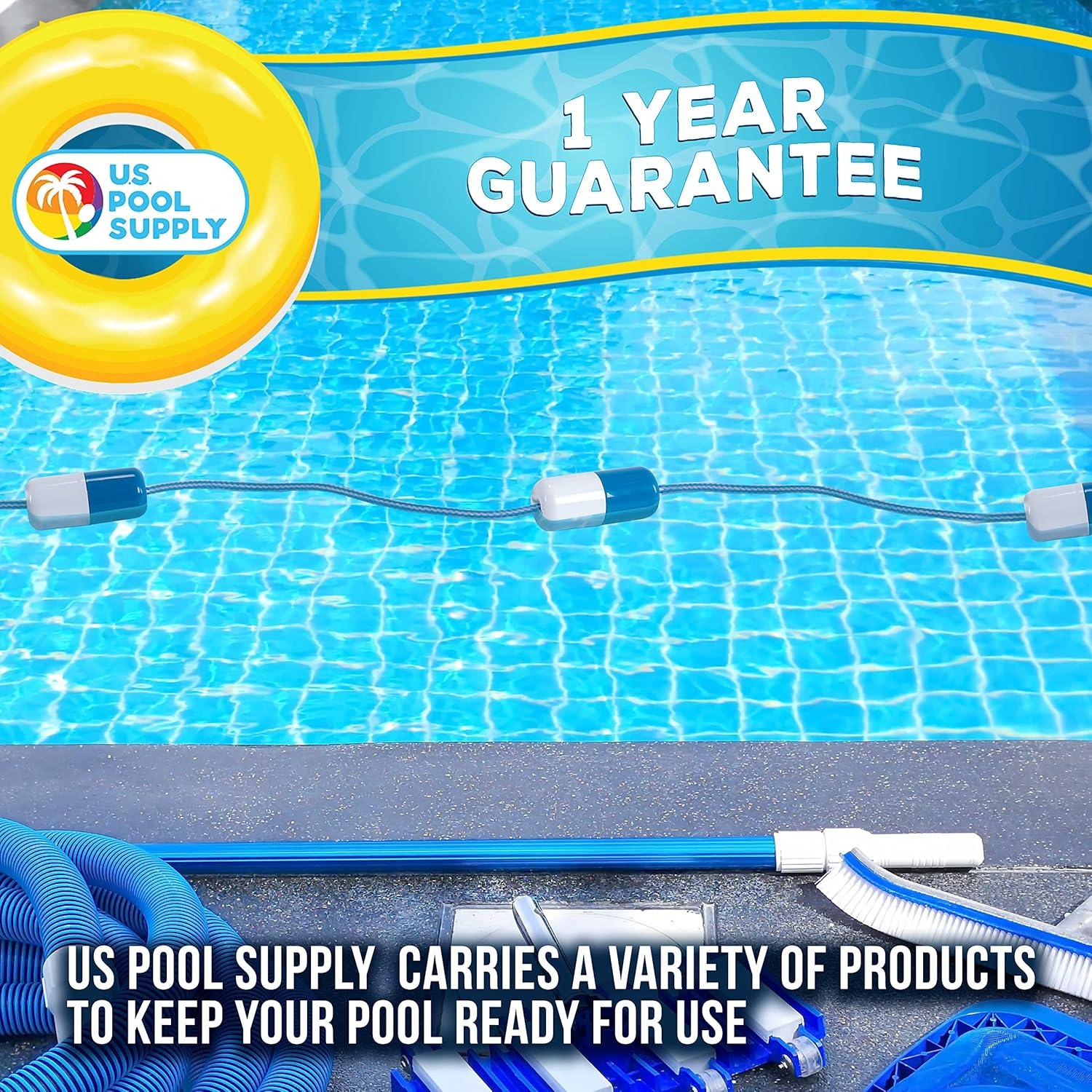 Soga de Seguridad U.S. Pool Supply 6.1m Ajustable con Flotadores