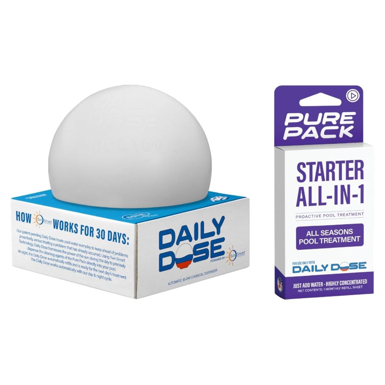 Dispensador Químico Automático ReThink Pool Care 30 Días