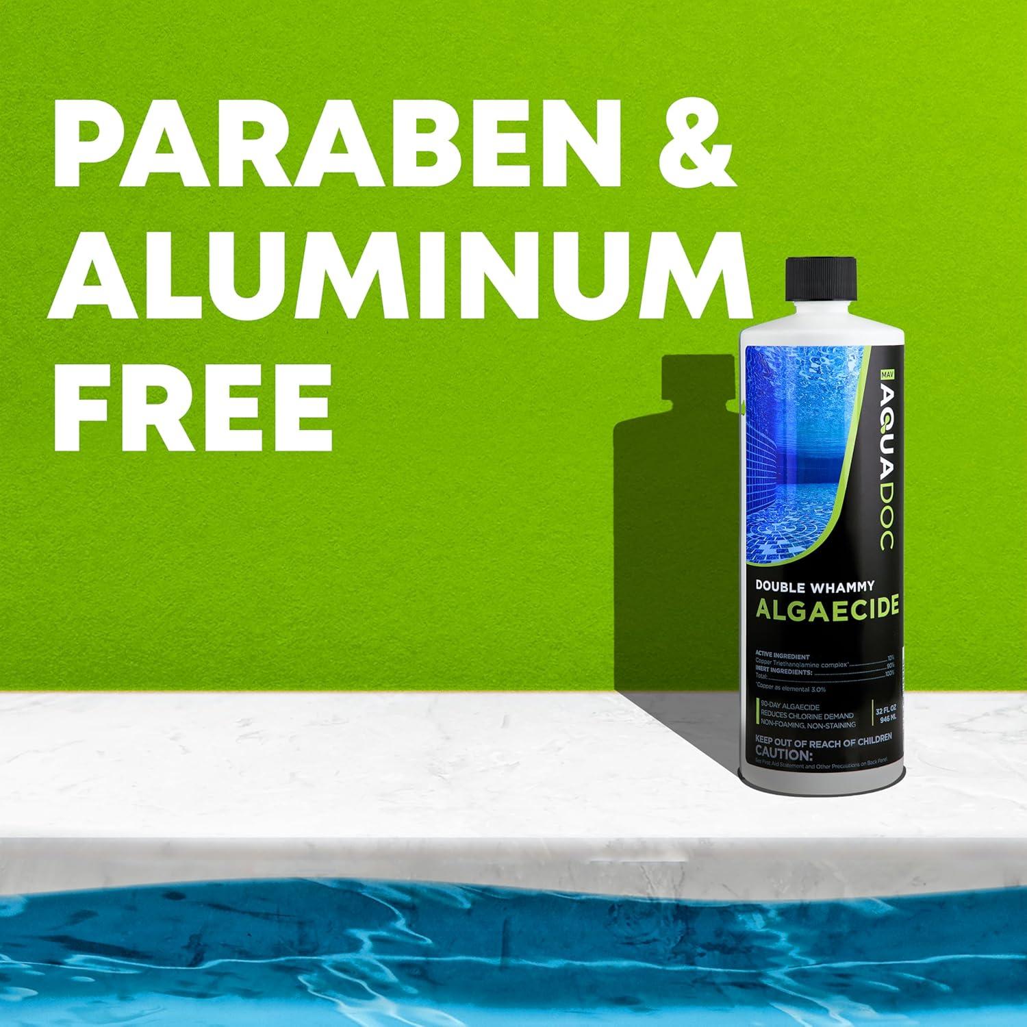 Algaecida de Cobre AquaDoc 32oz - 90 Días Sin Algas