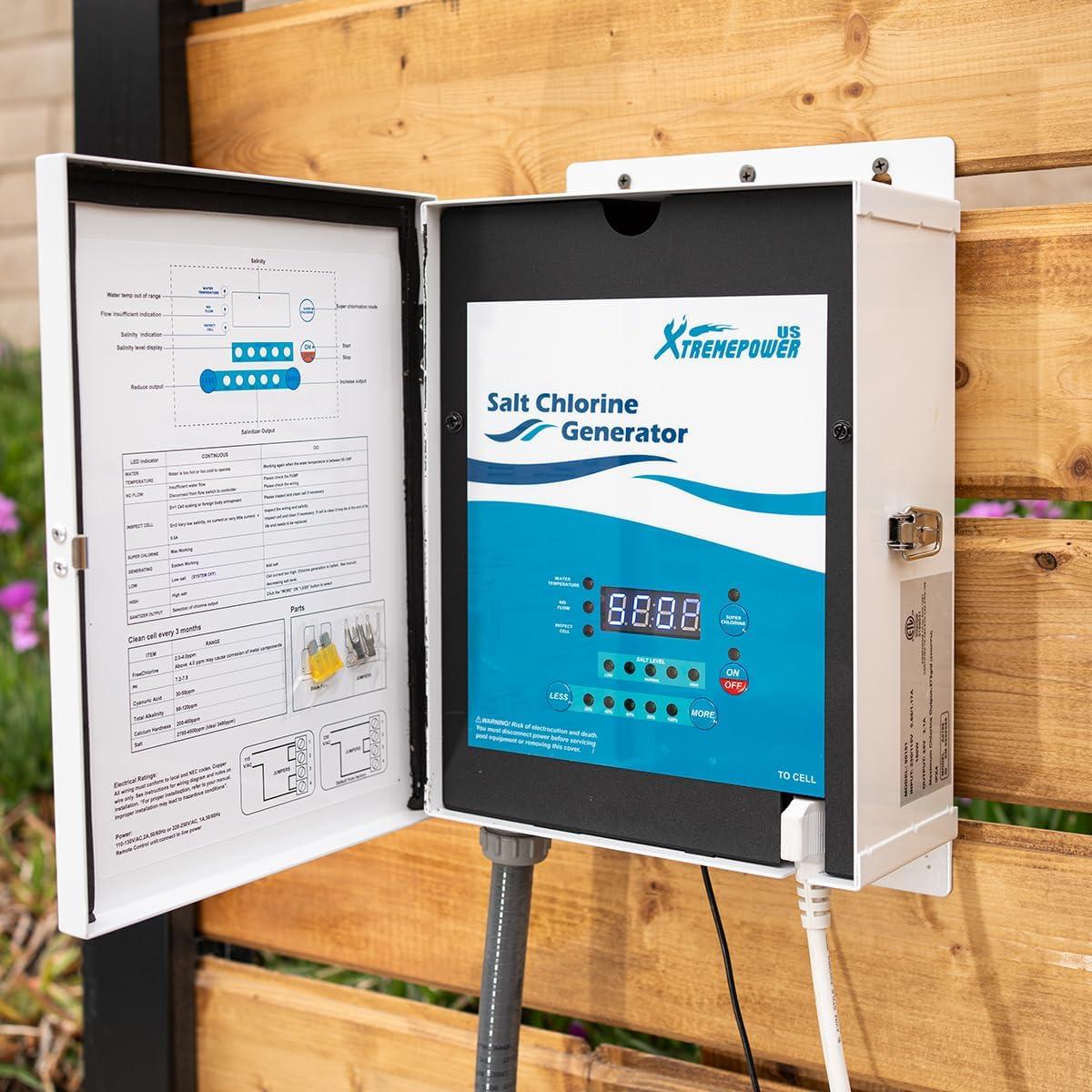 Generador de Cloro XtremepowerUS para Piscinas 40,000 L