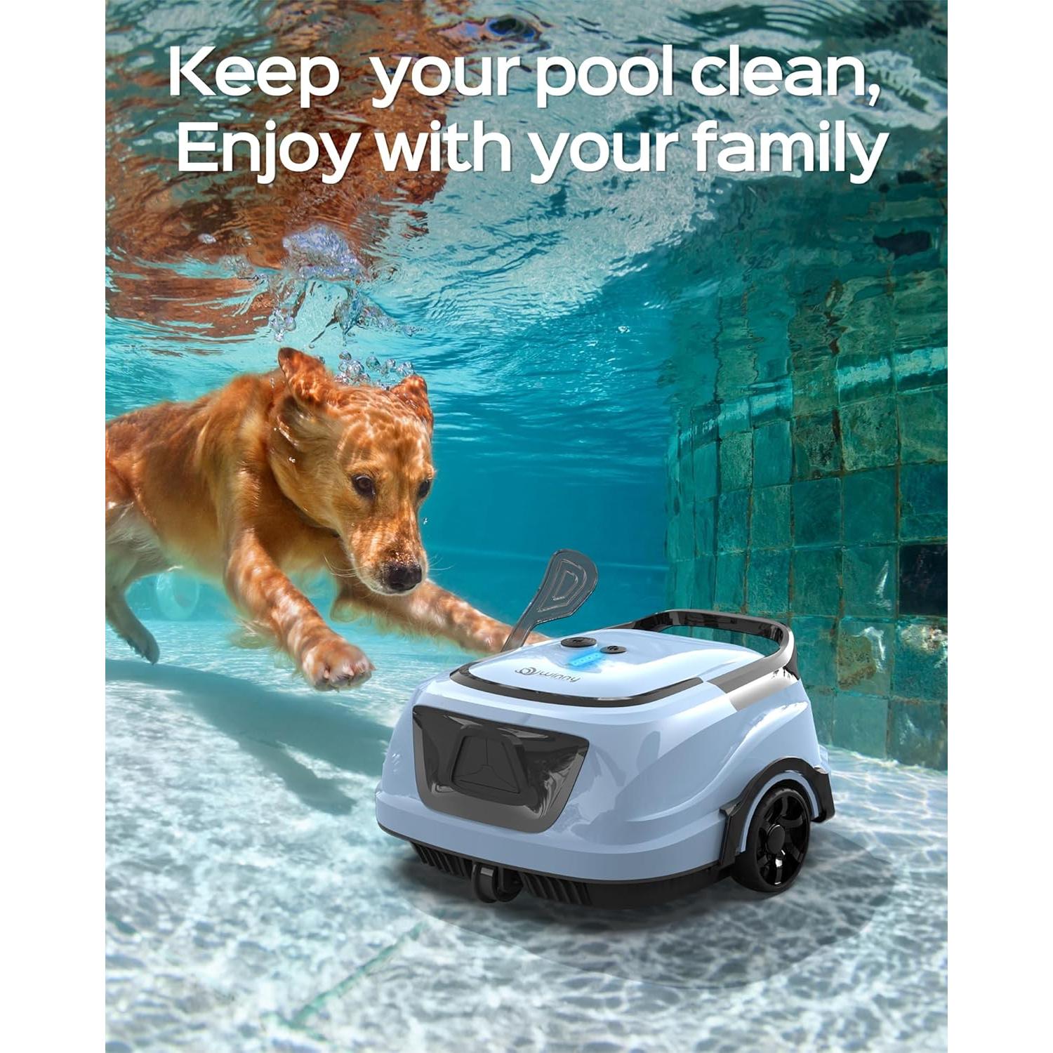 Limpiador de Piscinas Robótico WINNY A1, 120 min, 3.5L