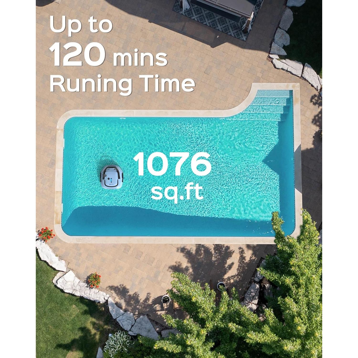 Limpiador de Piscinas Robótico WINNY A1, 120 min, 3.5L