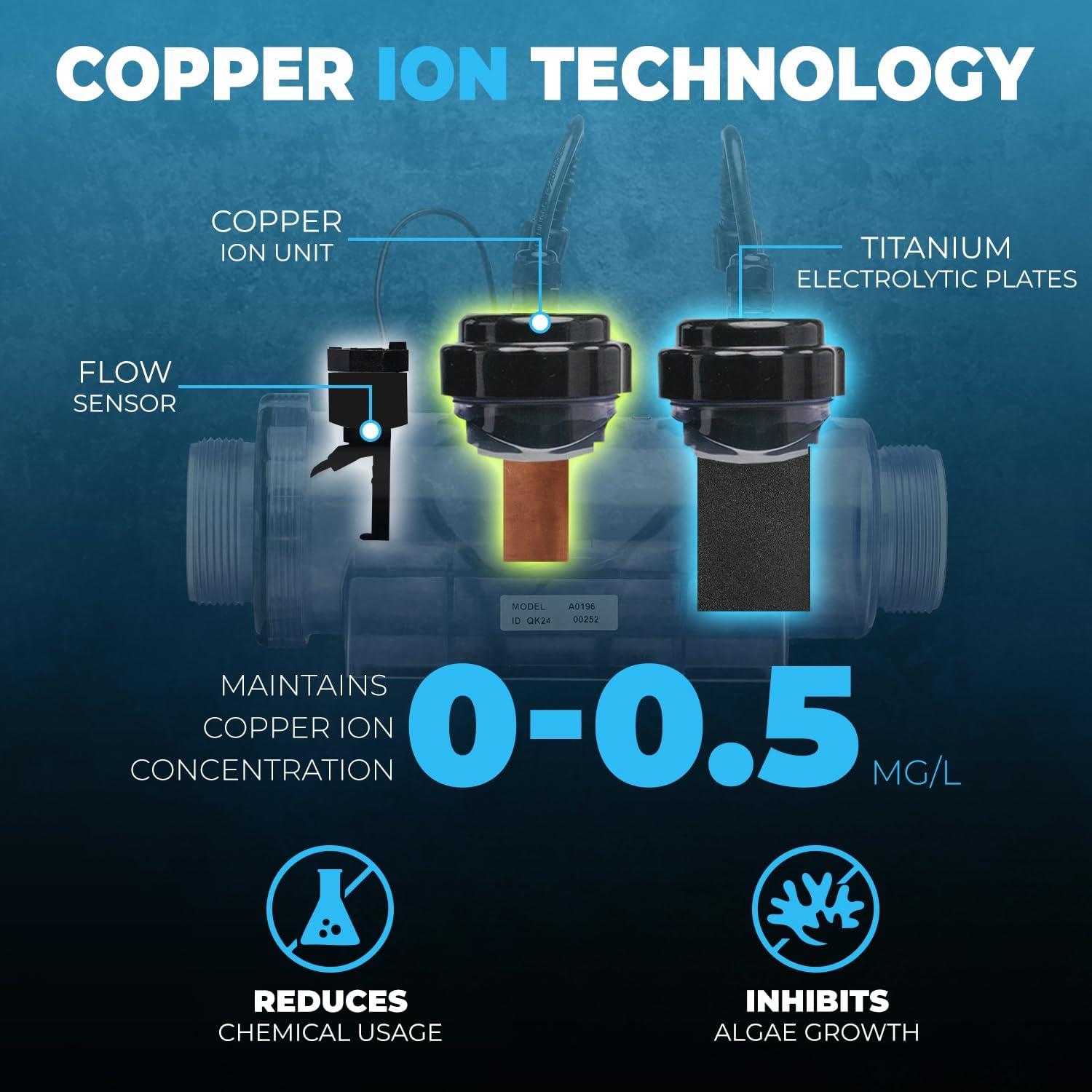 Sistema de Agua Salada XtremepowerUS para Piscina 56800L