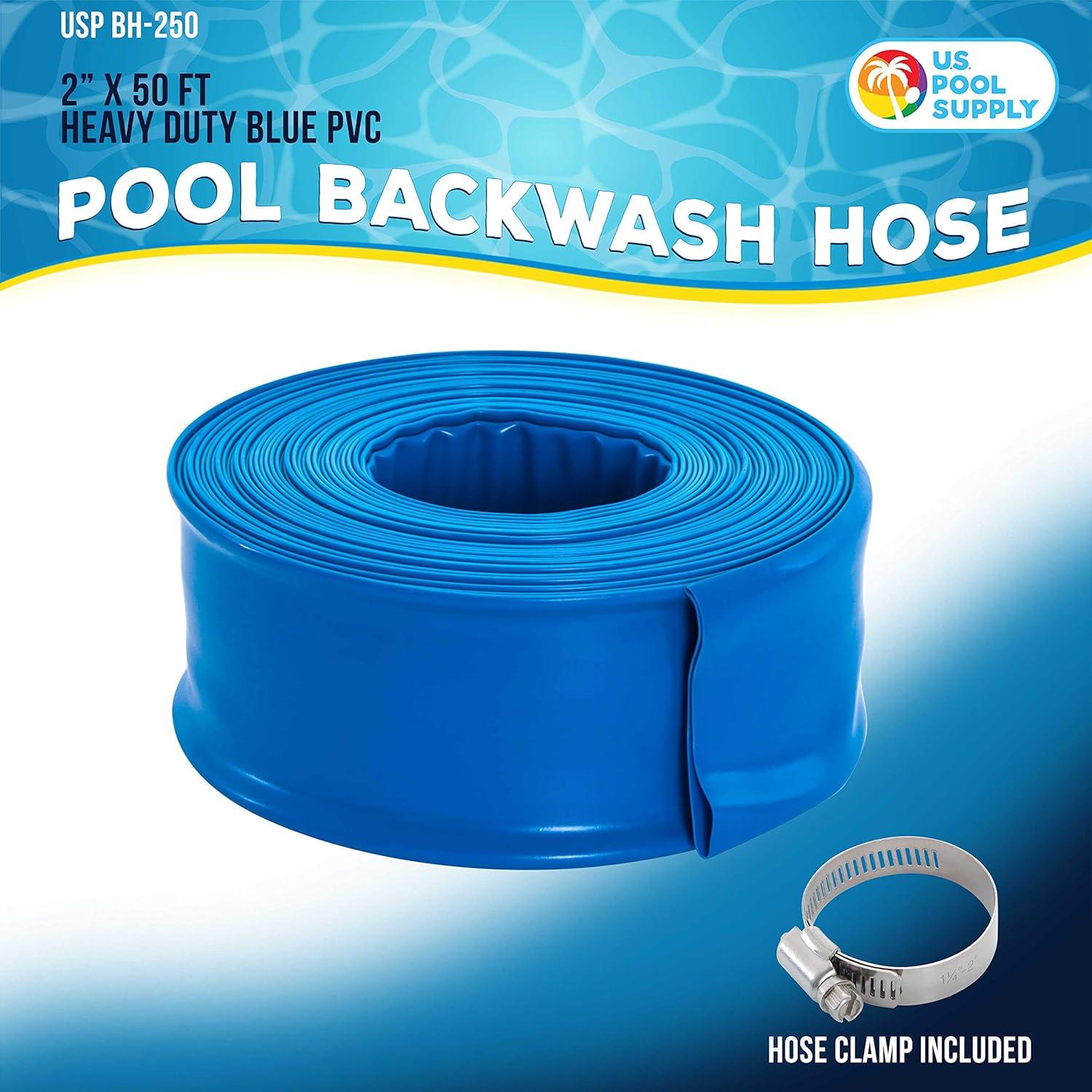 Manguera de retro lavado U.S. Pool Supply 51mm x 15.2m