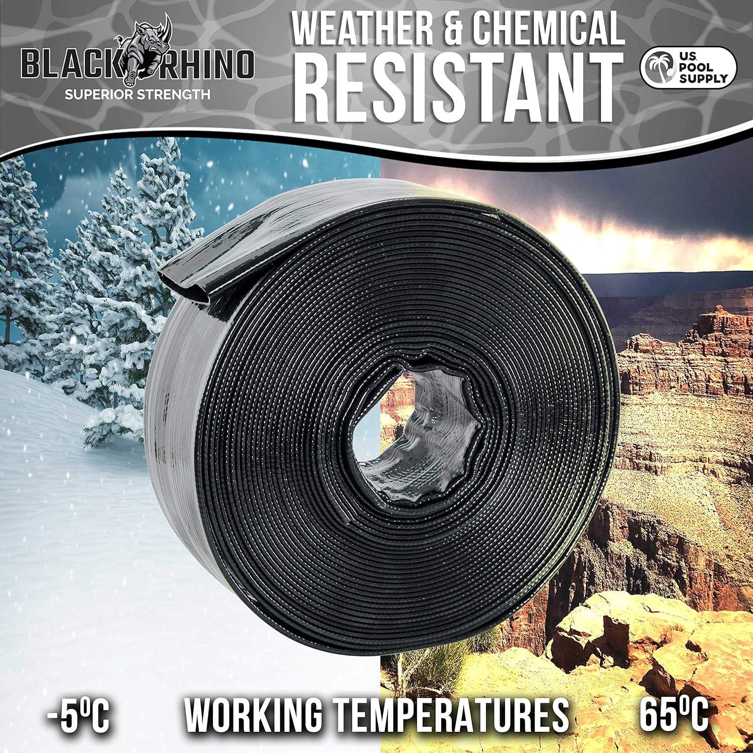 Manguera de retroceso U.S. Pool Supply 2" x 15.24m para piscina