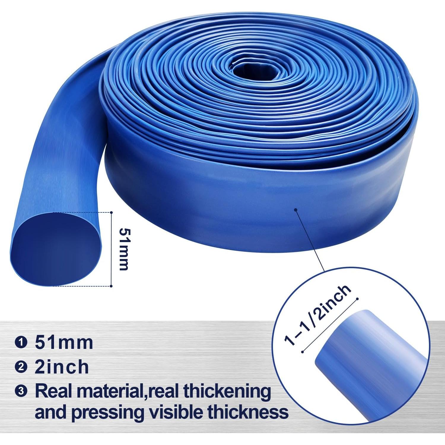 Manguera de PVC 3.81cm x 15.24m YASHINE para Piscina