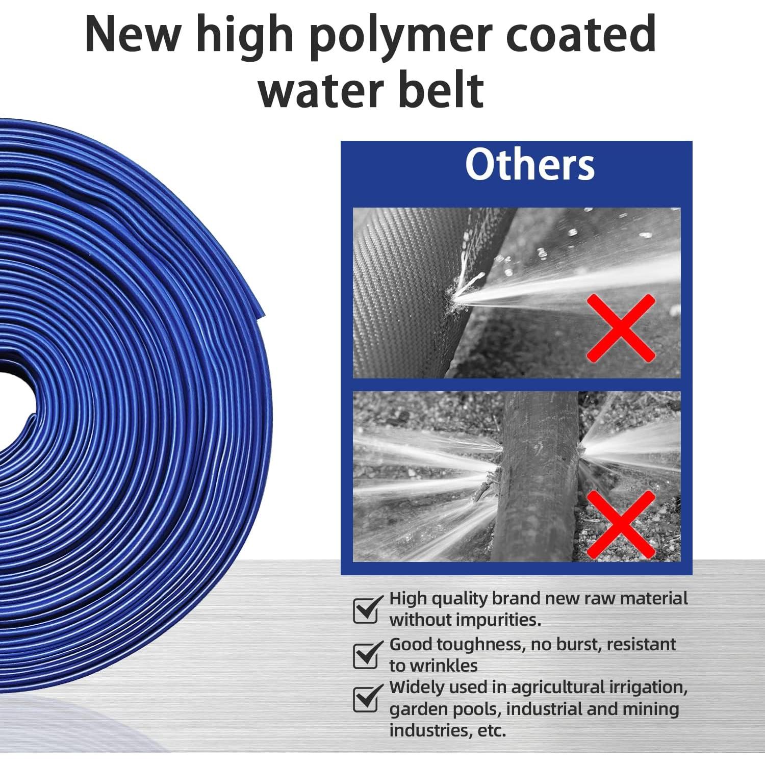 Manguera de PVC 3.81cm x 15.24m YASHINE para Piscina